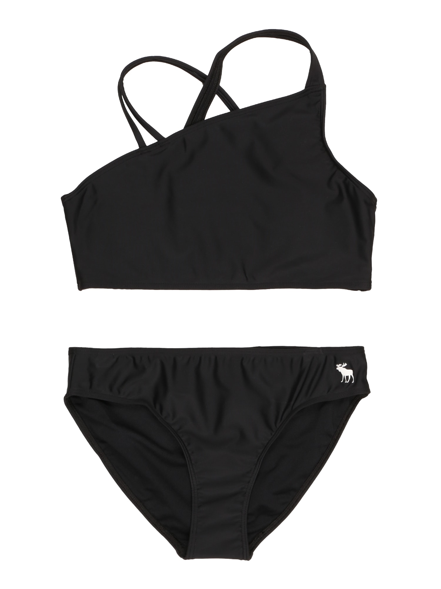 Abercrombie & Fitch Bikinis juoda / balta