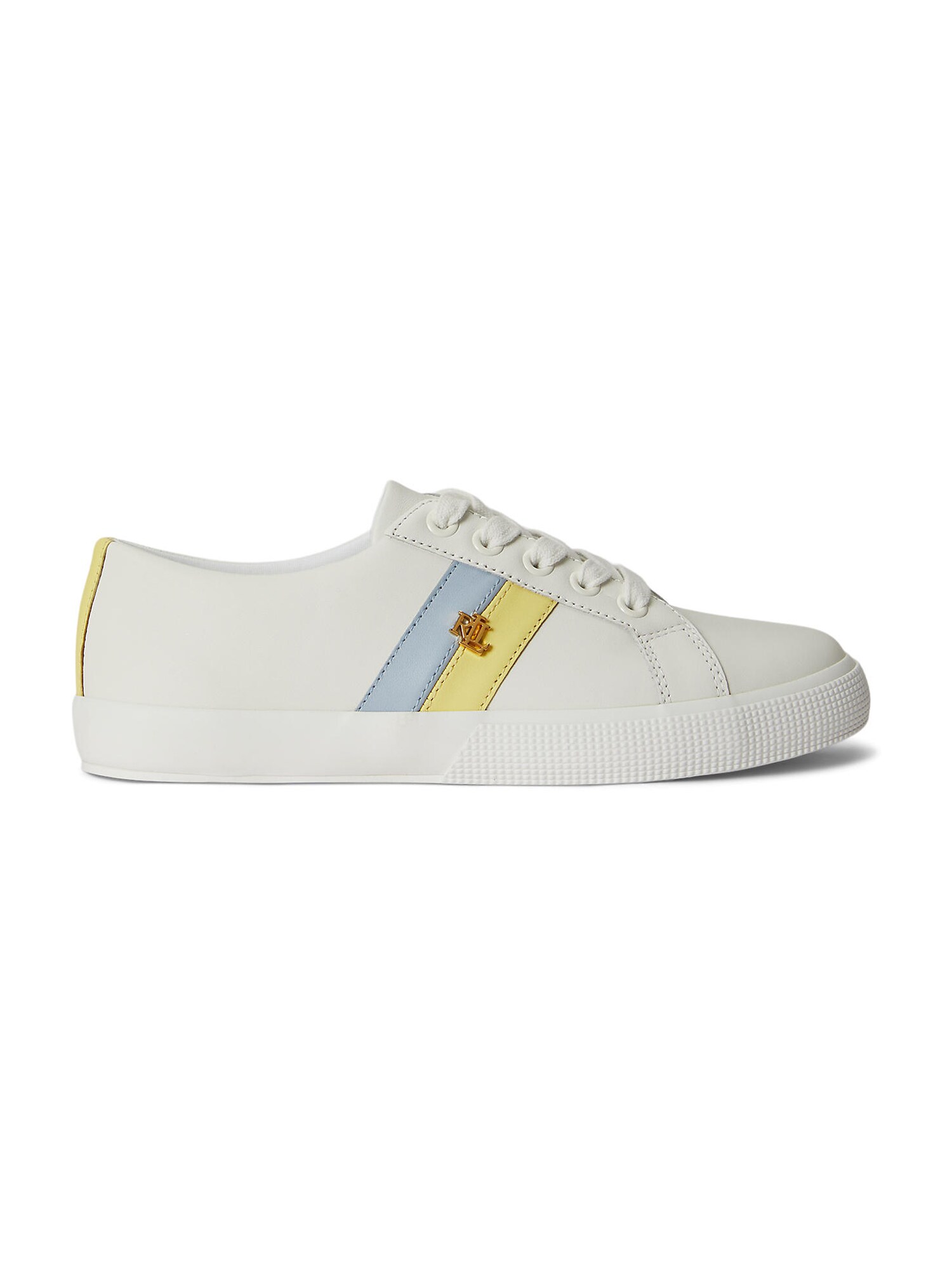 Lauren Ralph Lauren Zapatillas deportivas bajas 'JANSON II' azul claro / amarillo / blanco – imagen 2
