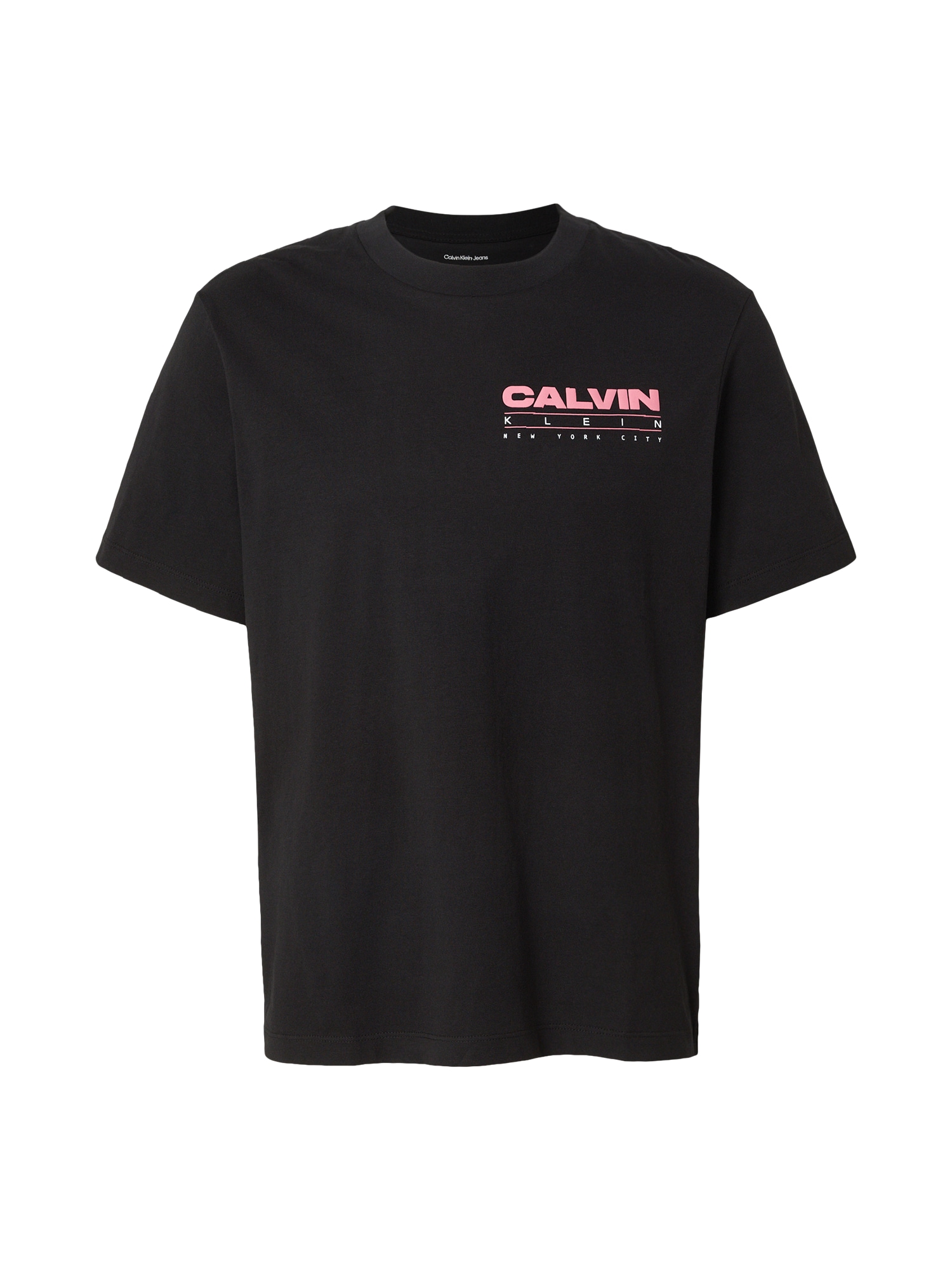 T-shirt rosa / svart