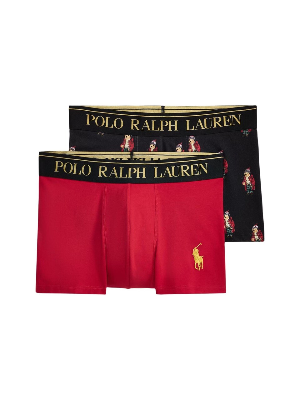 Boxershorts guldgul / röd