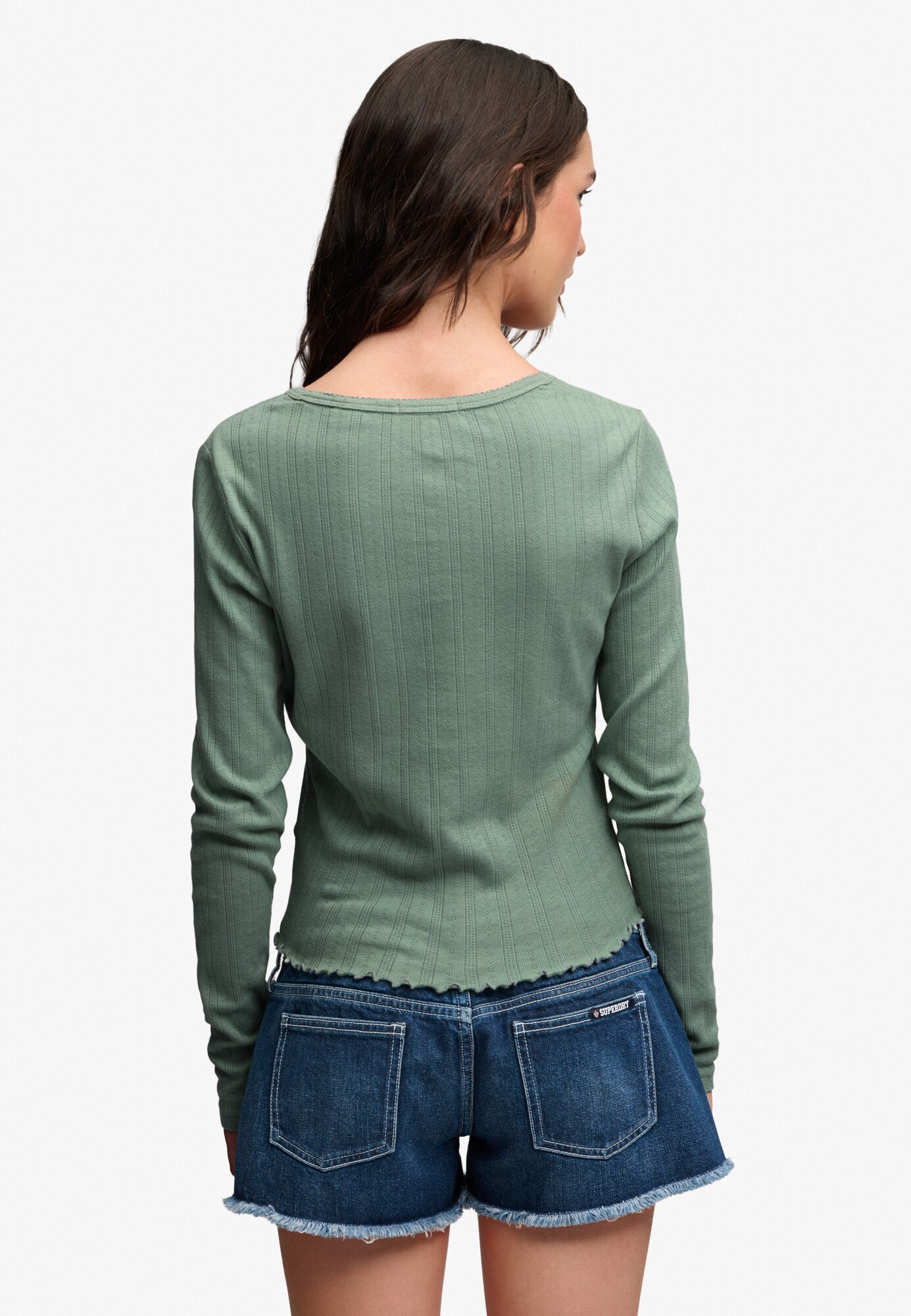 Superdry Cárdigan Athletic Essential Pointelle