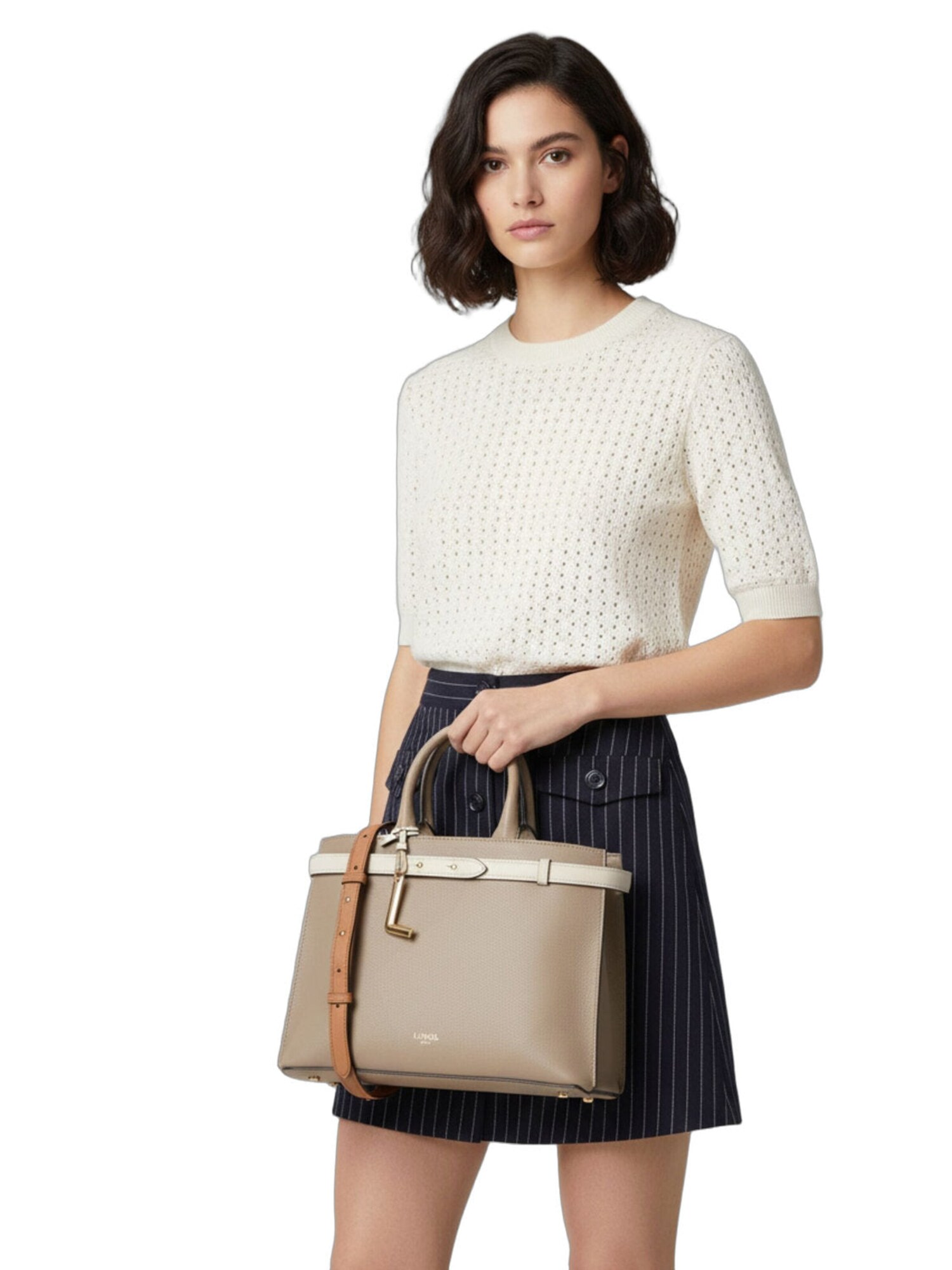 Lancel Shopper 'Faubourg' blanco – imagen 2