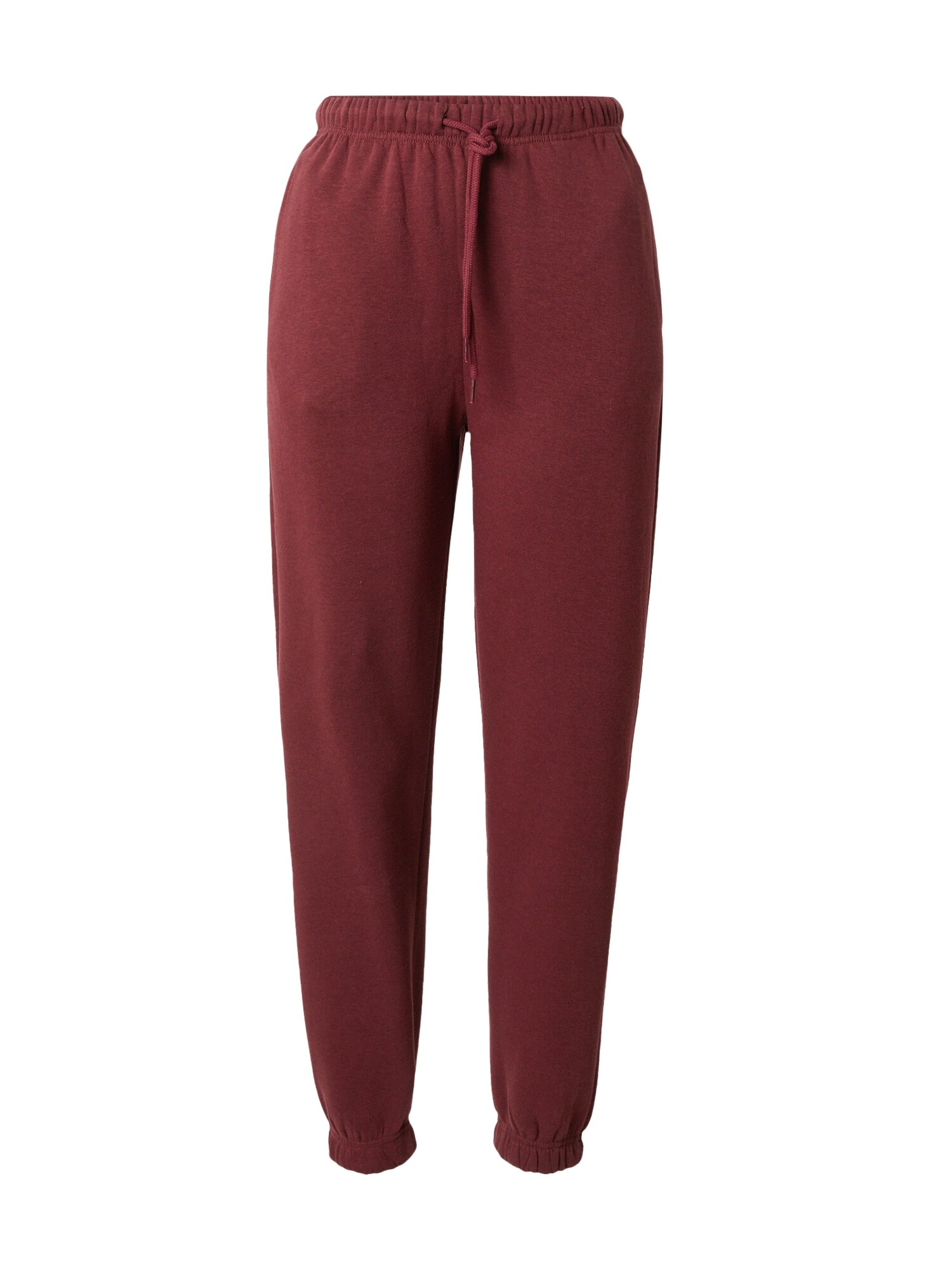 PIECES Pantaloni CHILLI  roșu vin