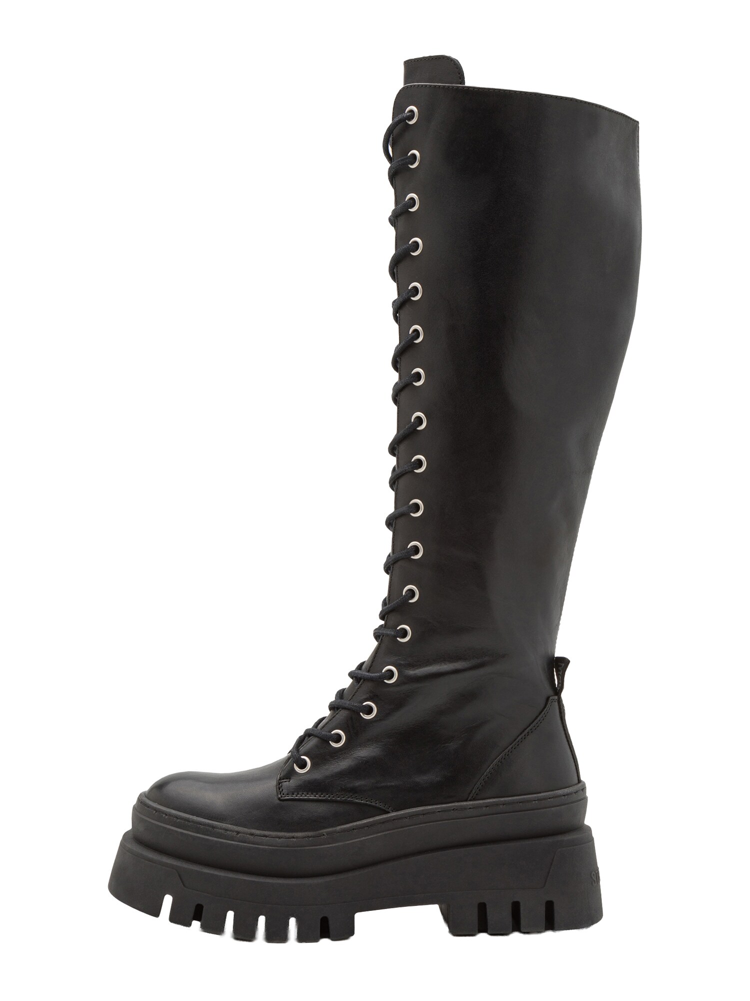 STEVE MADDEN Cizme cu șireturi Carina negru