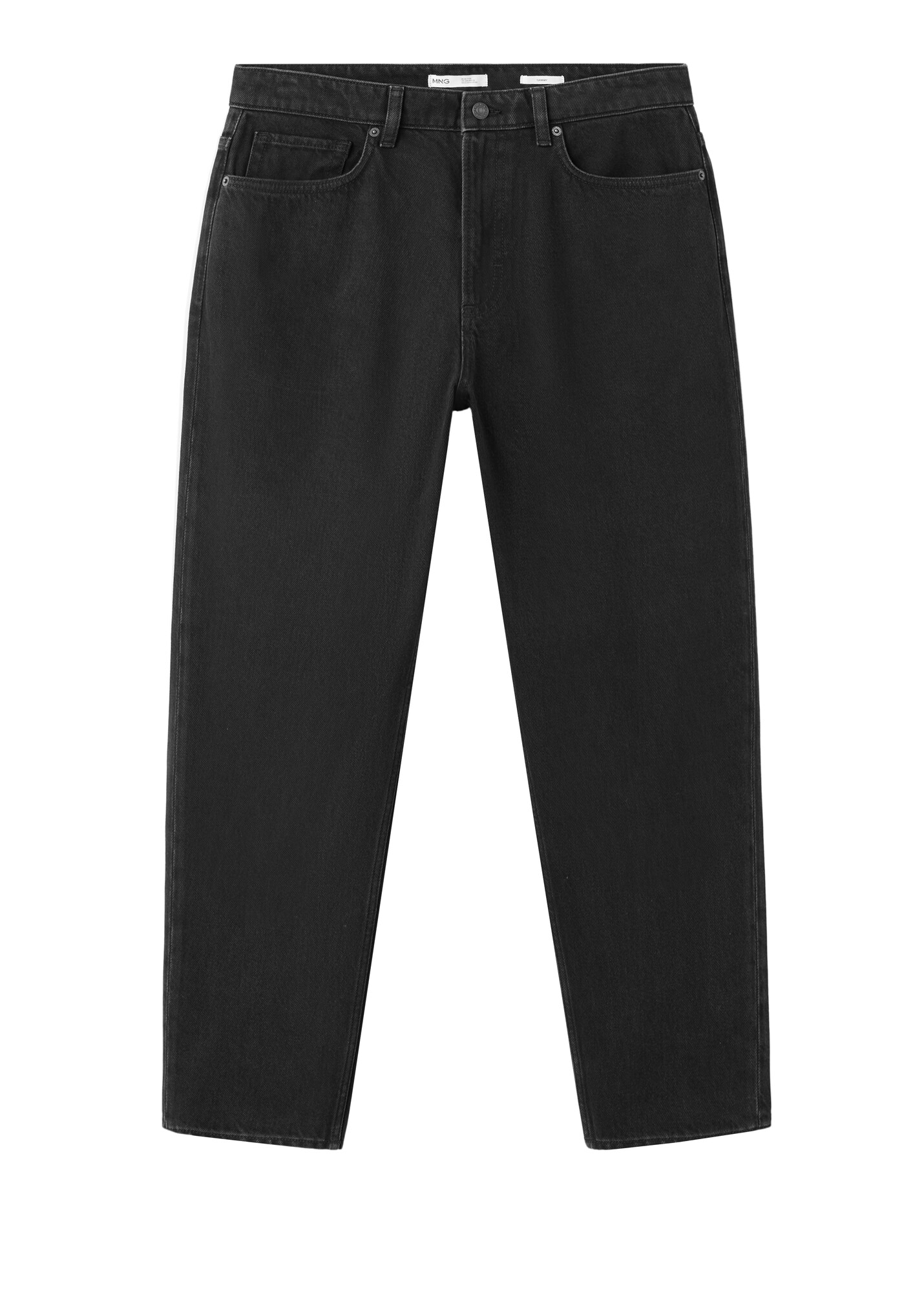 MANGO MAN Jeans negru denim