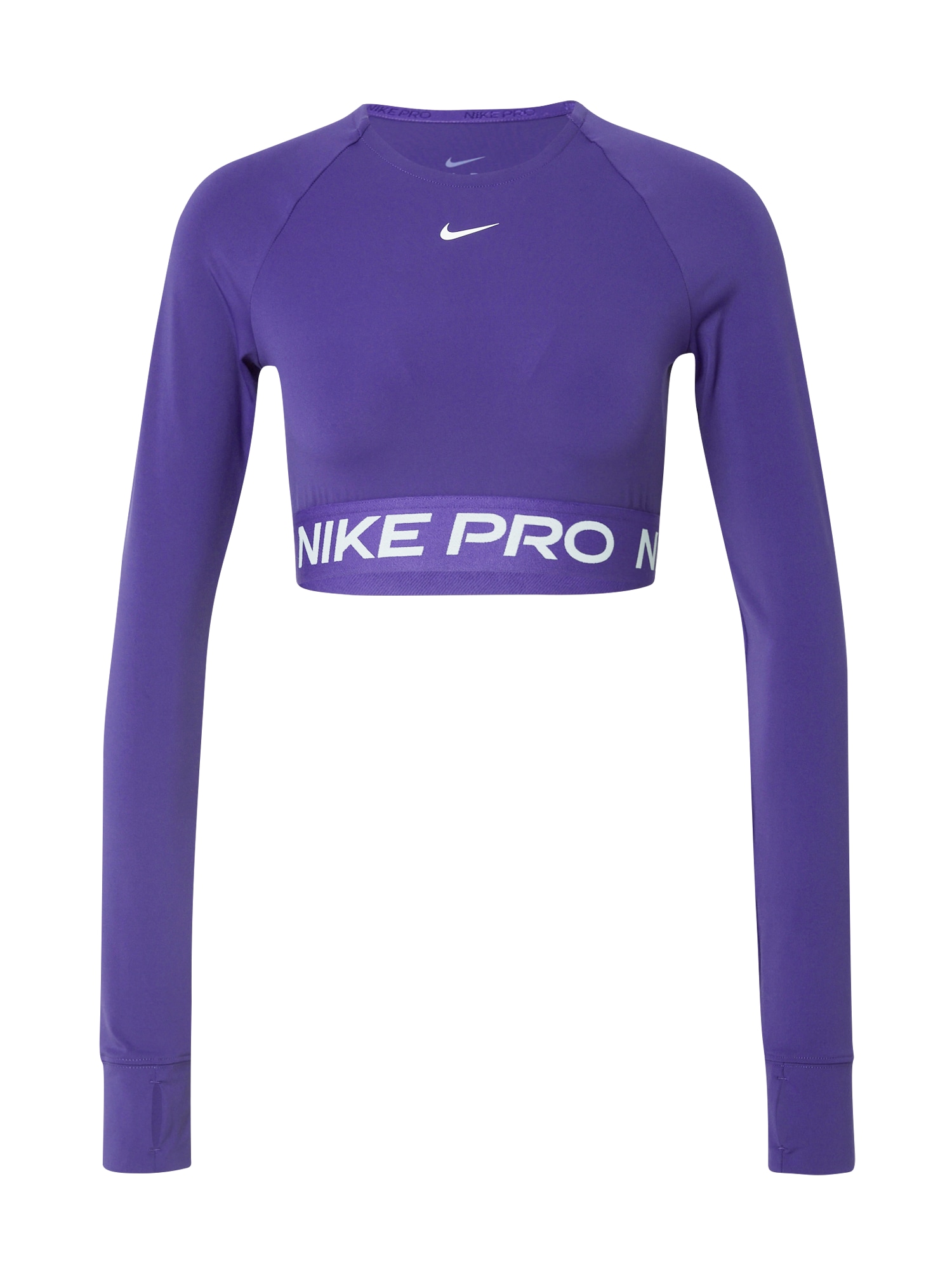 NIKE Sportiniai marškinėliai 'PRO' purpurinė / balta