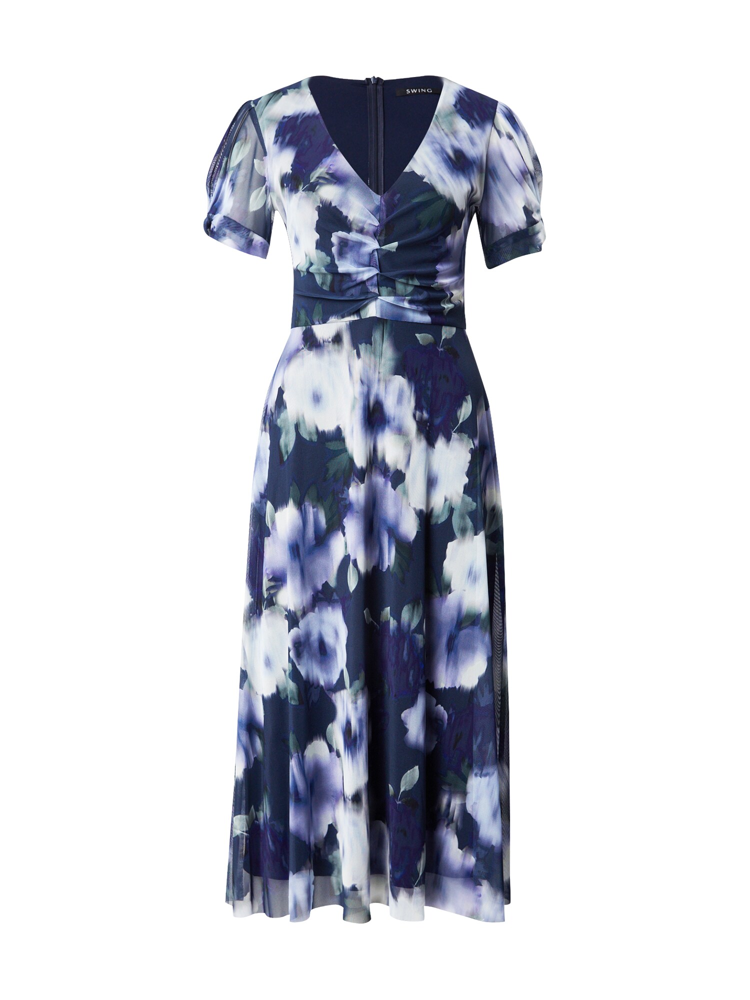 SWING Rochie  albastru marin / albastru închis / verde pin / alb