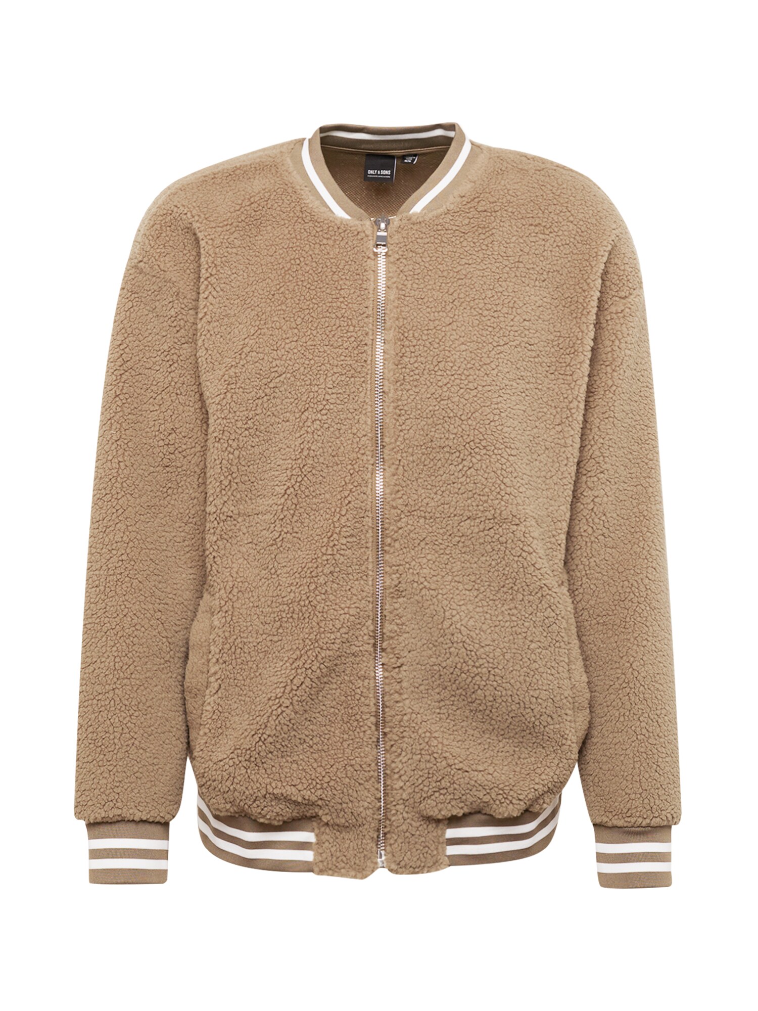 Only & Sons Kardigán 'KYLER'  piesková / biela