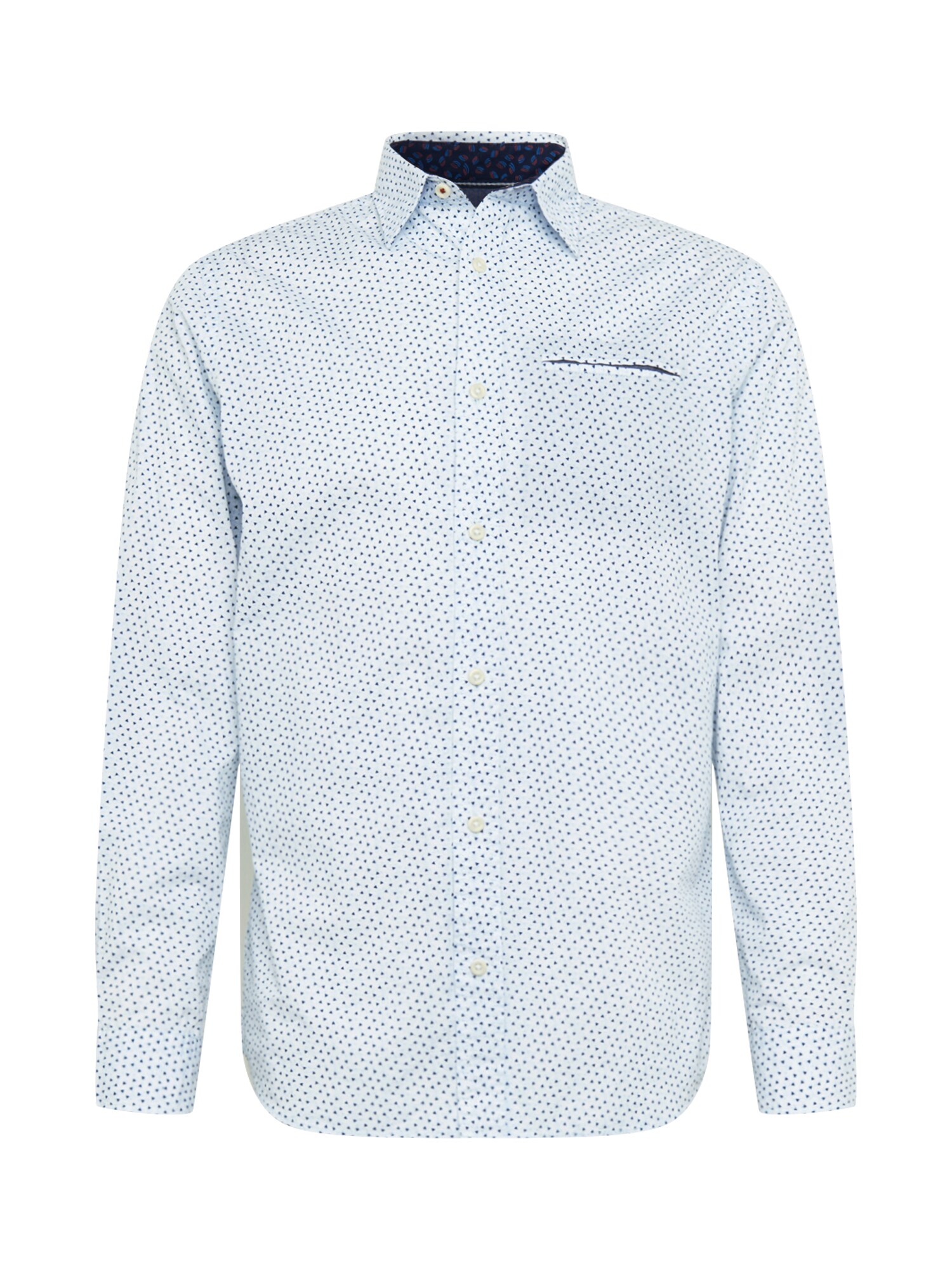 JACK & JONES Dalykiniai marškiniai 'MATTHEW'  šviesiai mėlyna / tamsiai mėlyna