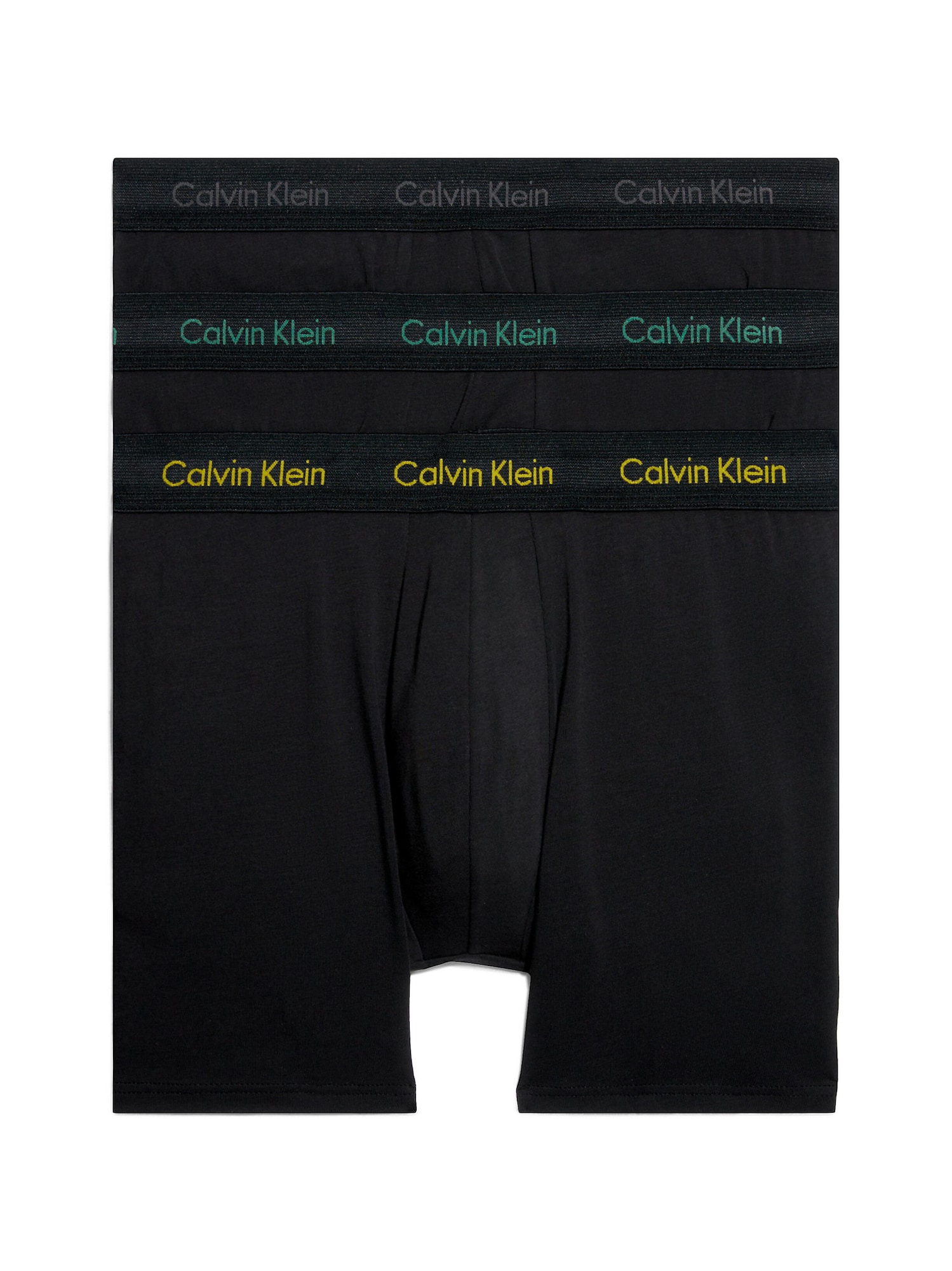 Calvin Klein Underwear Боксерки  светлосиньо / жълто / черно
