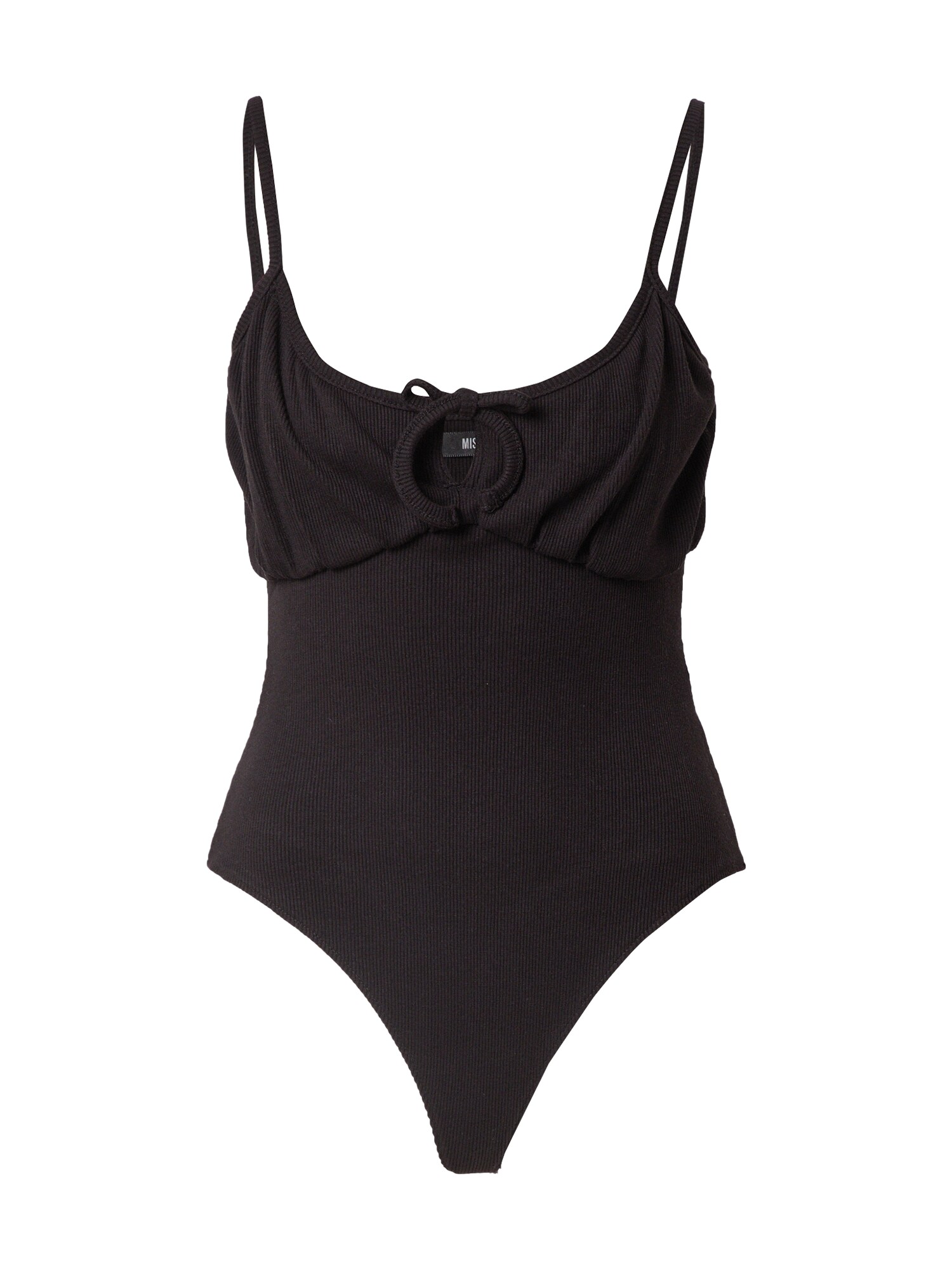 Missguided Košeľové body  čierna