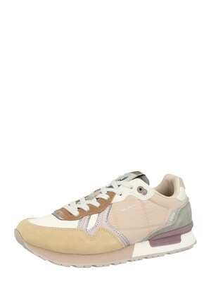 Pepe Jeans Zapatillas deportivas bajas 'Brit'  beige / marrón / miel / verde