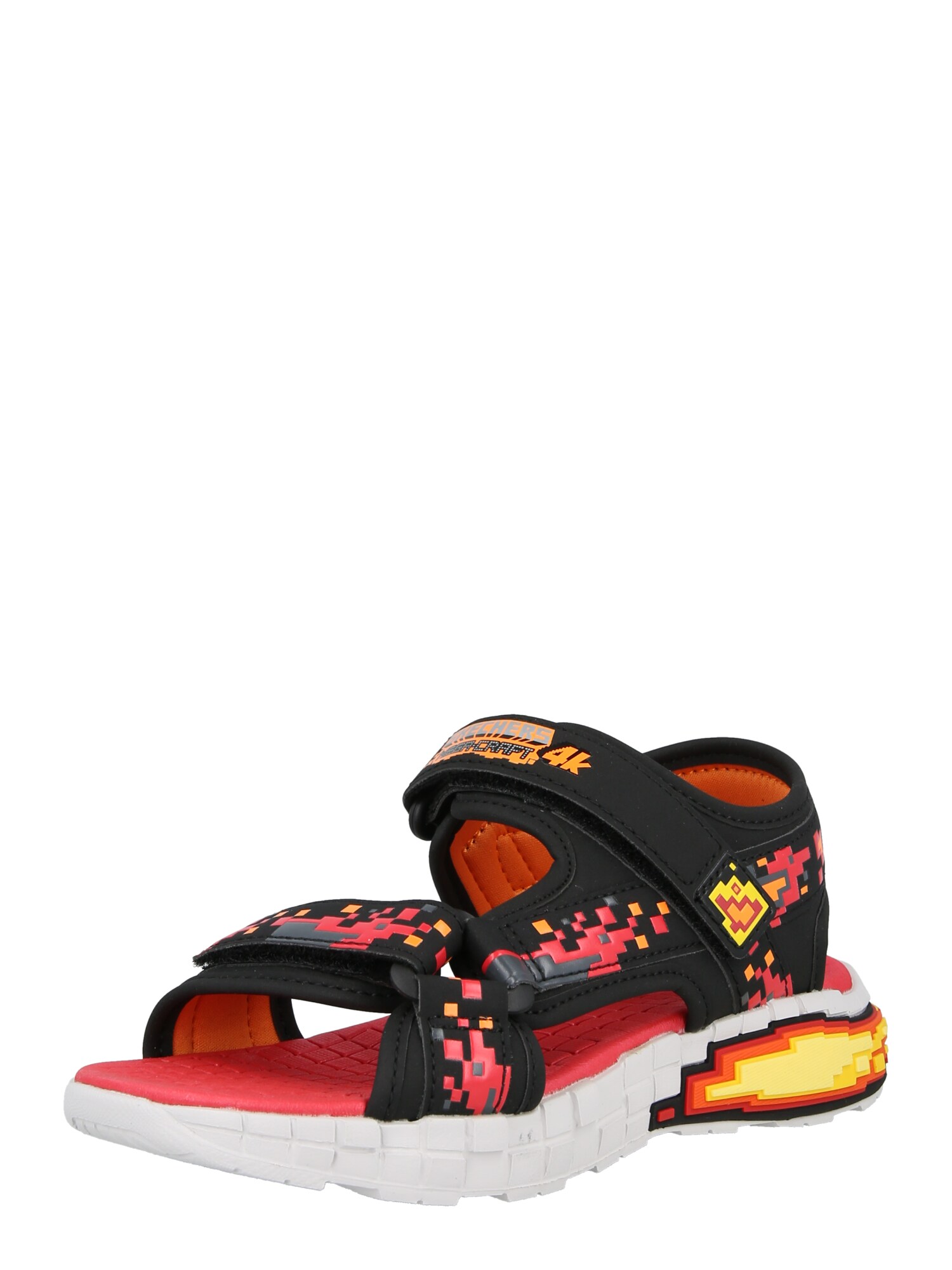SKECHERS Pantofi deschiși 'MEGA SPLASH'  galben / portocaliu / roșu / negru