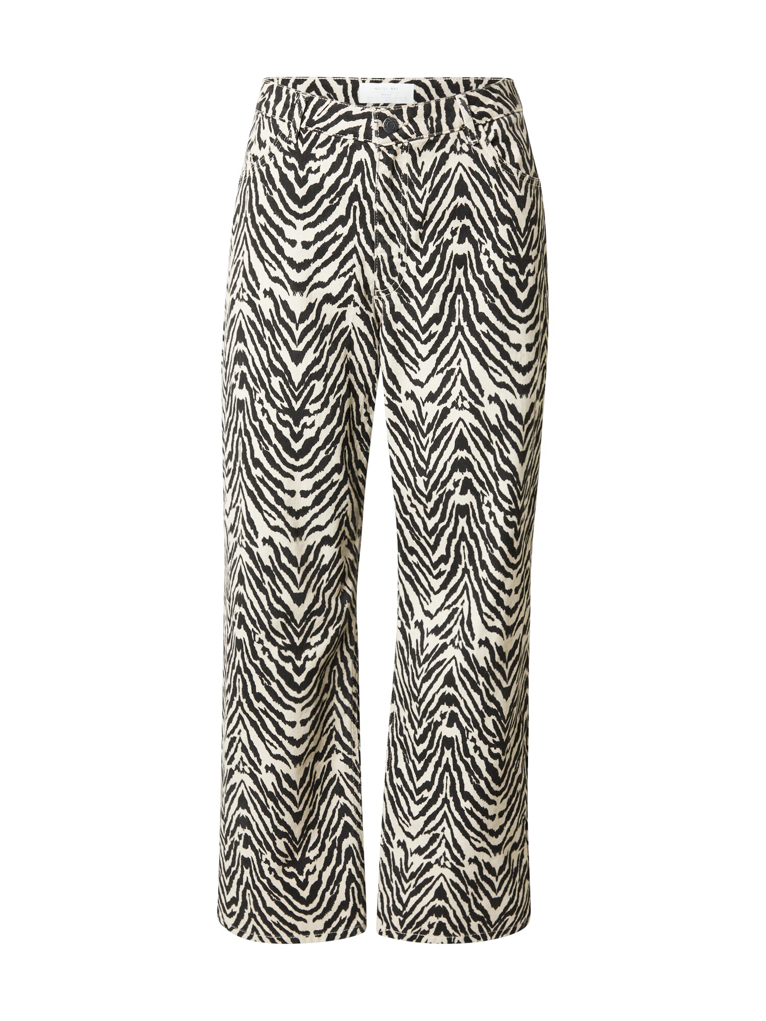 Noisy May Curve Jeans MARLEY  bej / negru