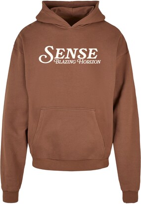 9N1M SENSE Sweatshirt ‘Blazing Horizon’ Bruin / Wit