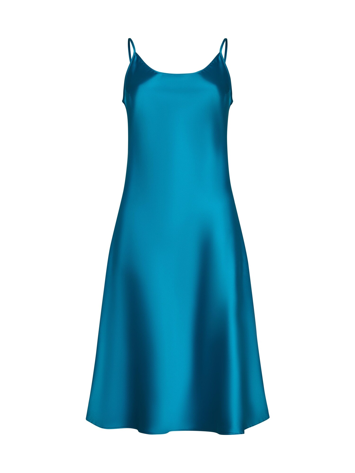 Serena Silueta Vestido 'Below the knee satin slip dress 'Grace'' turquesa