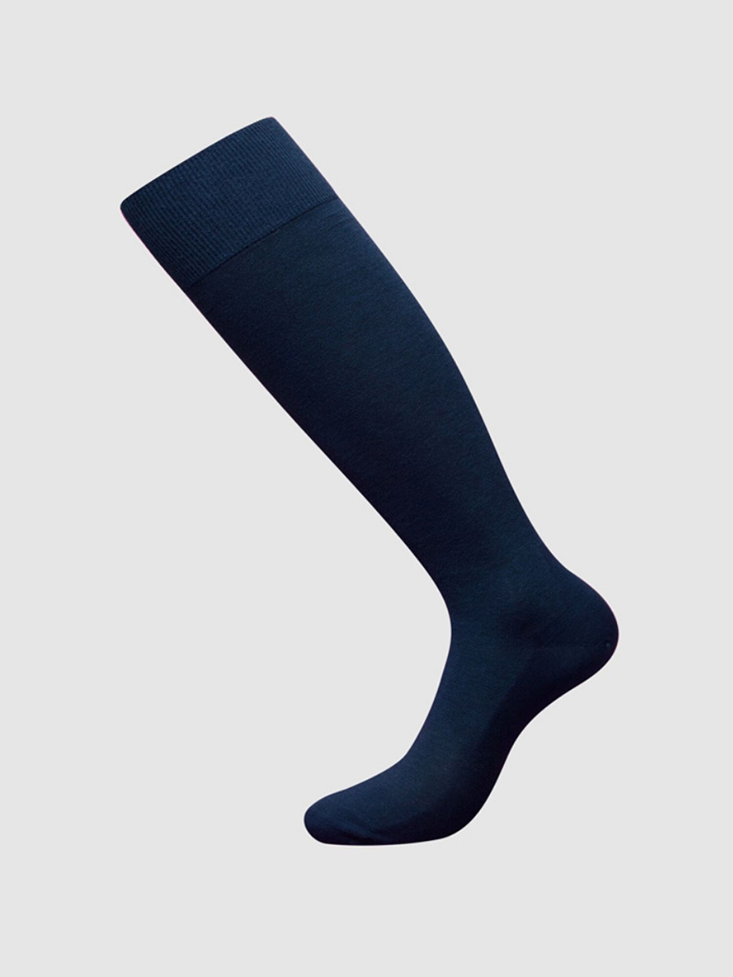 zd ZERO DEFECTS Calcetines hasta la rodilla 'Soy fiber'  navy