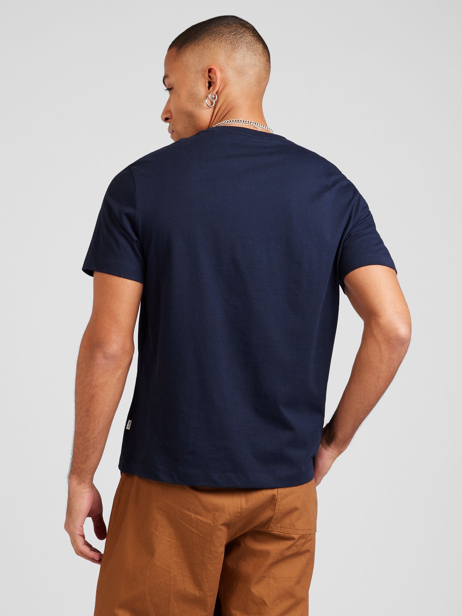 GUESS JEANS Tričko tmavomodrá / červená / biela (obrázok 3)