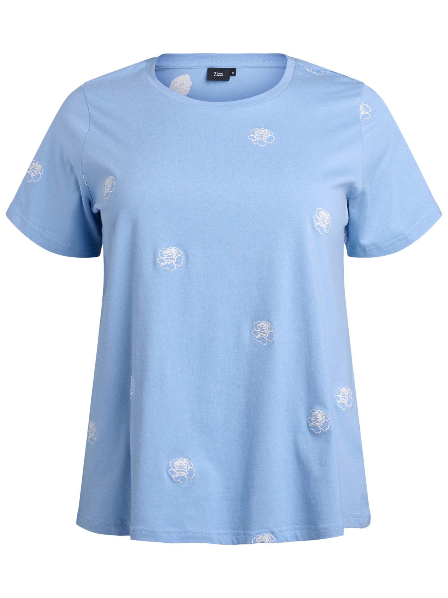 Zizzi Tricou VELIN  albastru / alb