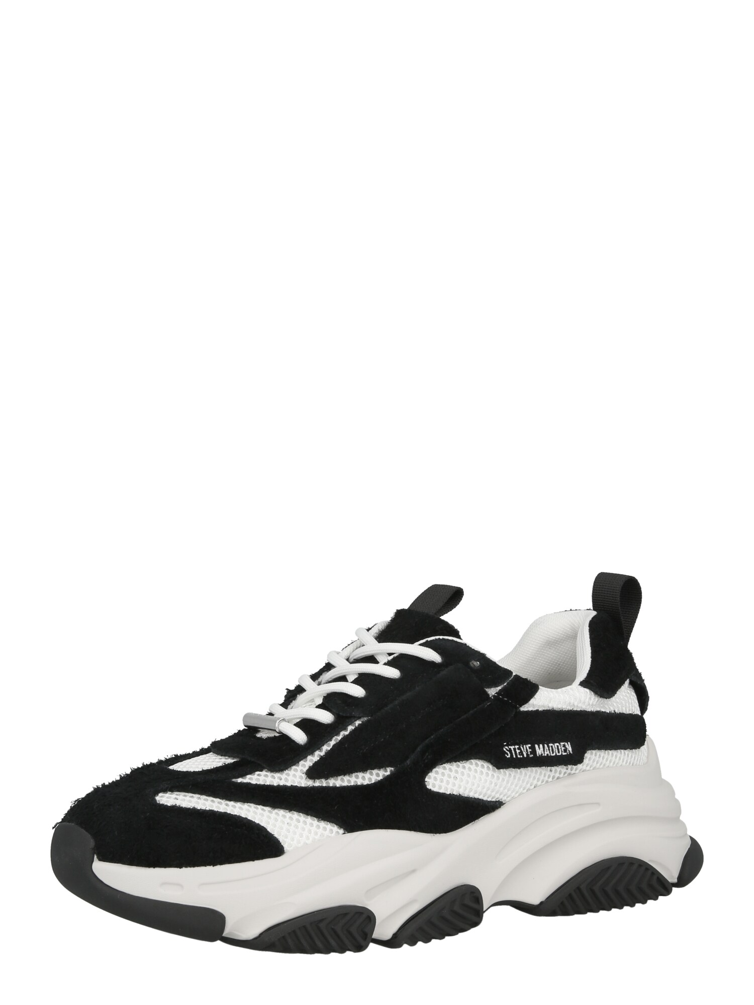 STEVE MADDEN Sneaker low 'Possess-H2'  negru / alb