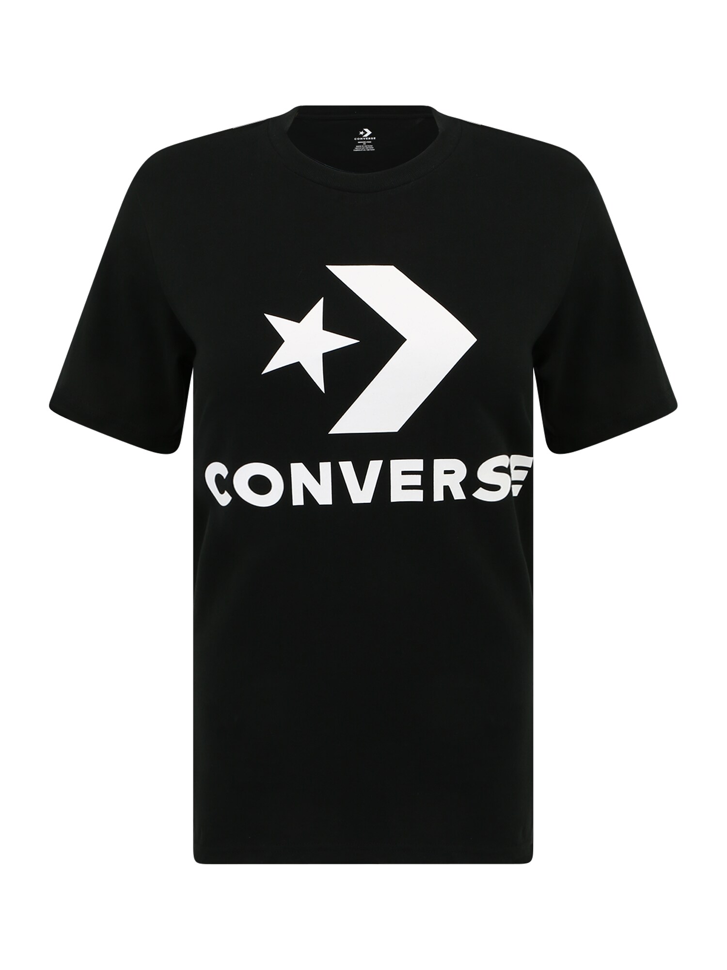 CONVERSE Tričko  čierna / biela