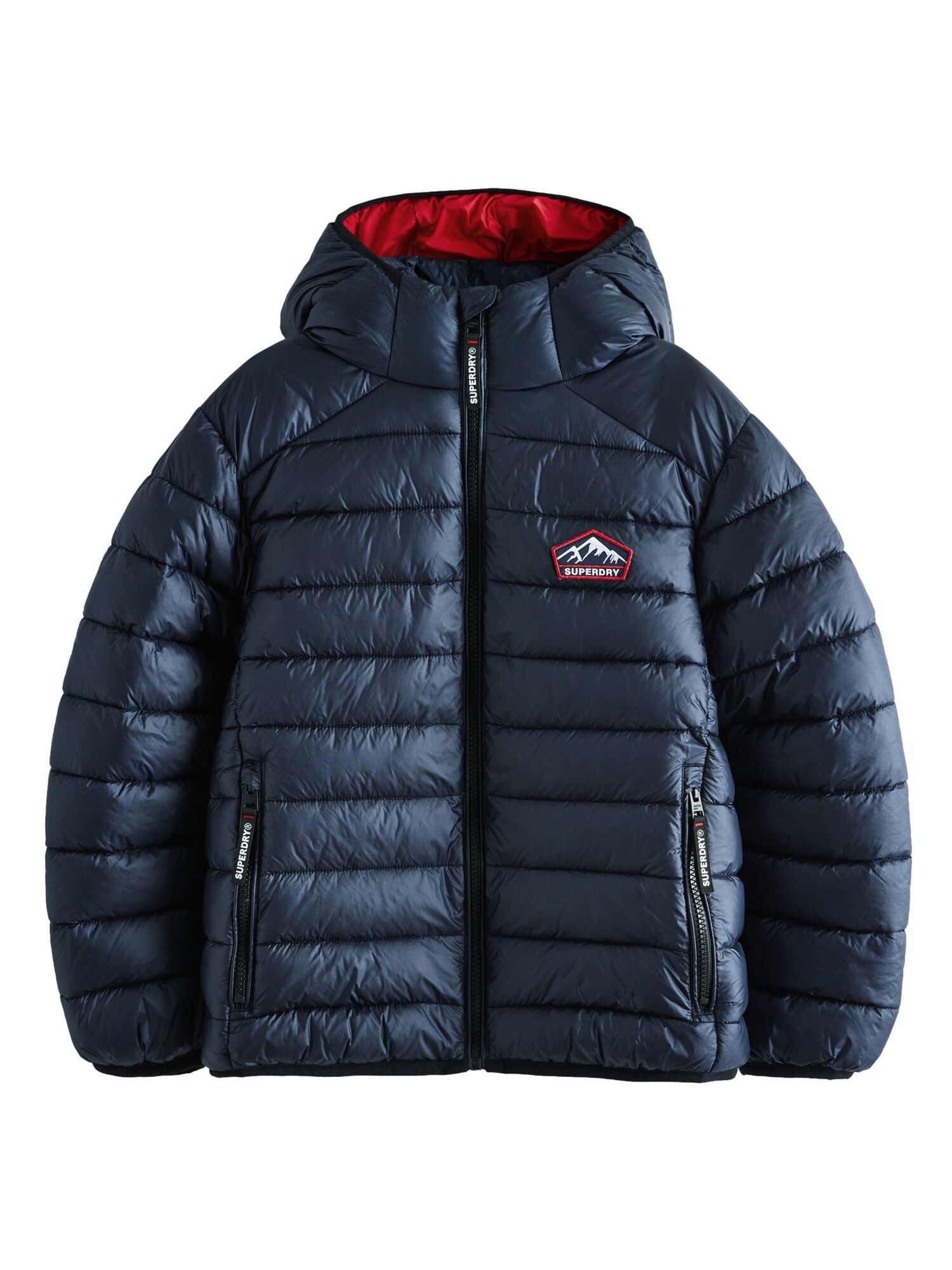 Superdry Geacă de primăvară-toamnă Fuji  bleumarin / roșu / alb
