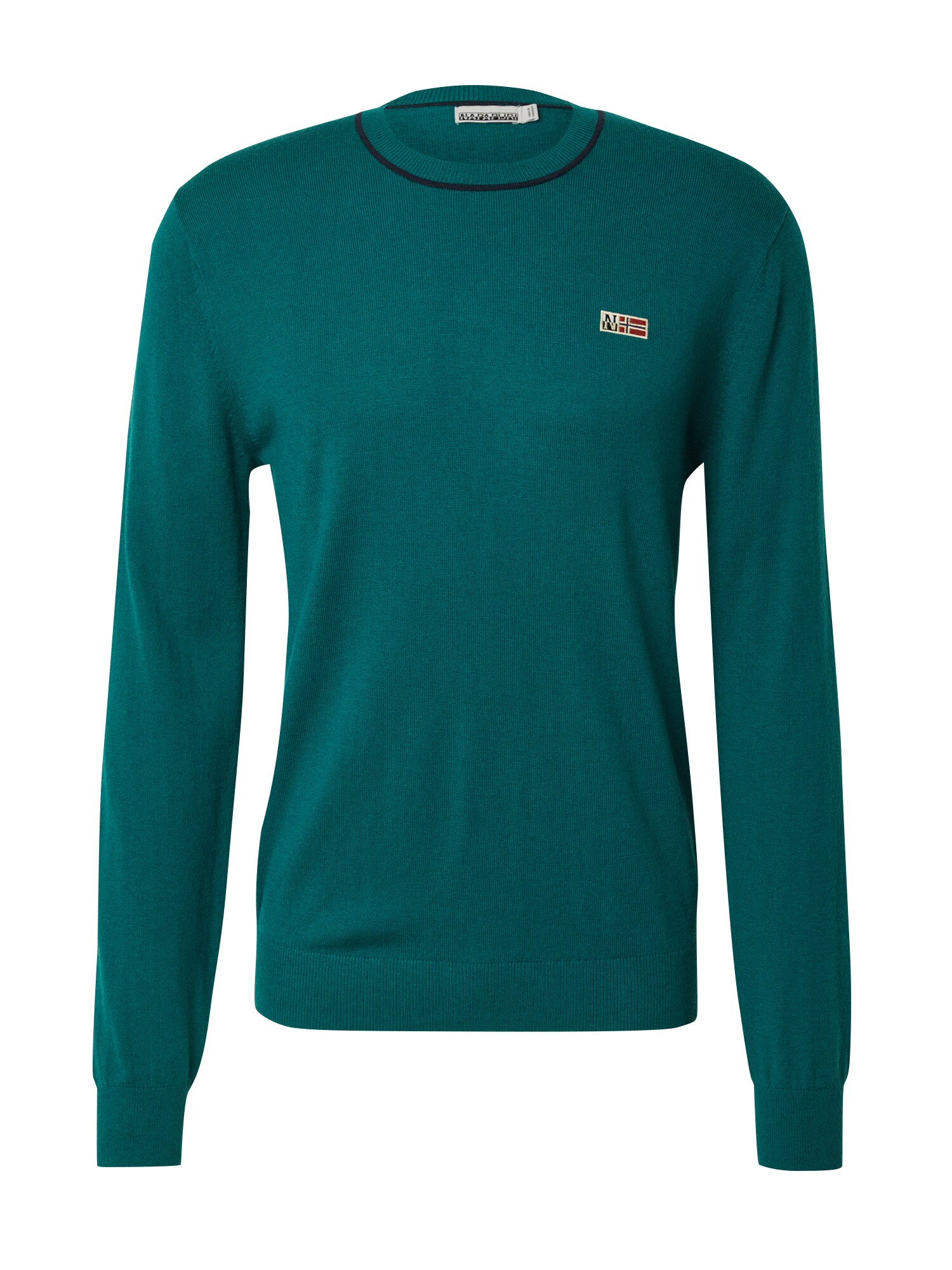 NAPAPIJRI Pulover DONORI C 4  bej deschis / verde smarald / roșu / negru