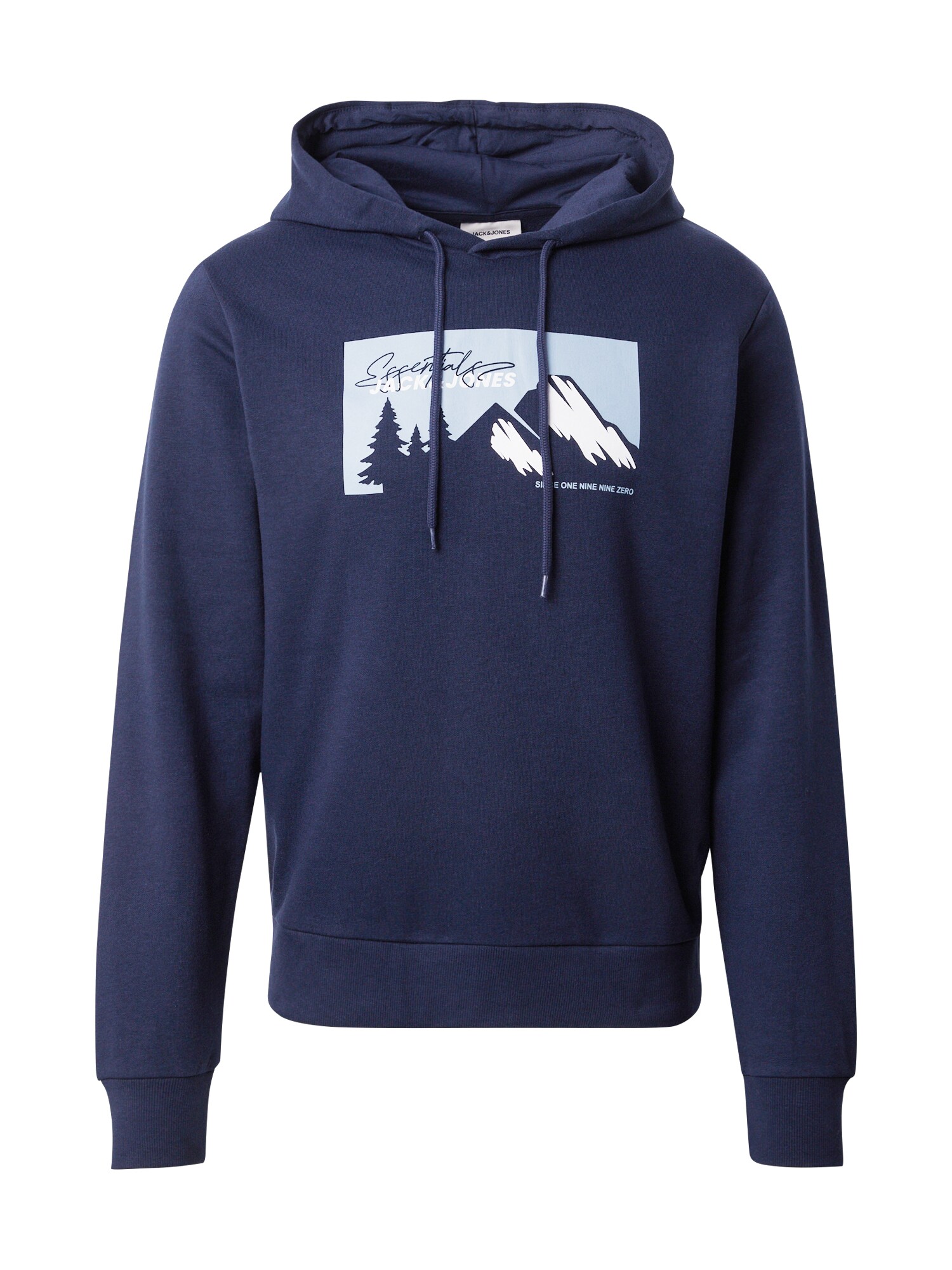 JACK & JONES Bluză de molton JJSun bleumarin / albastru deschis