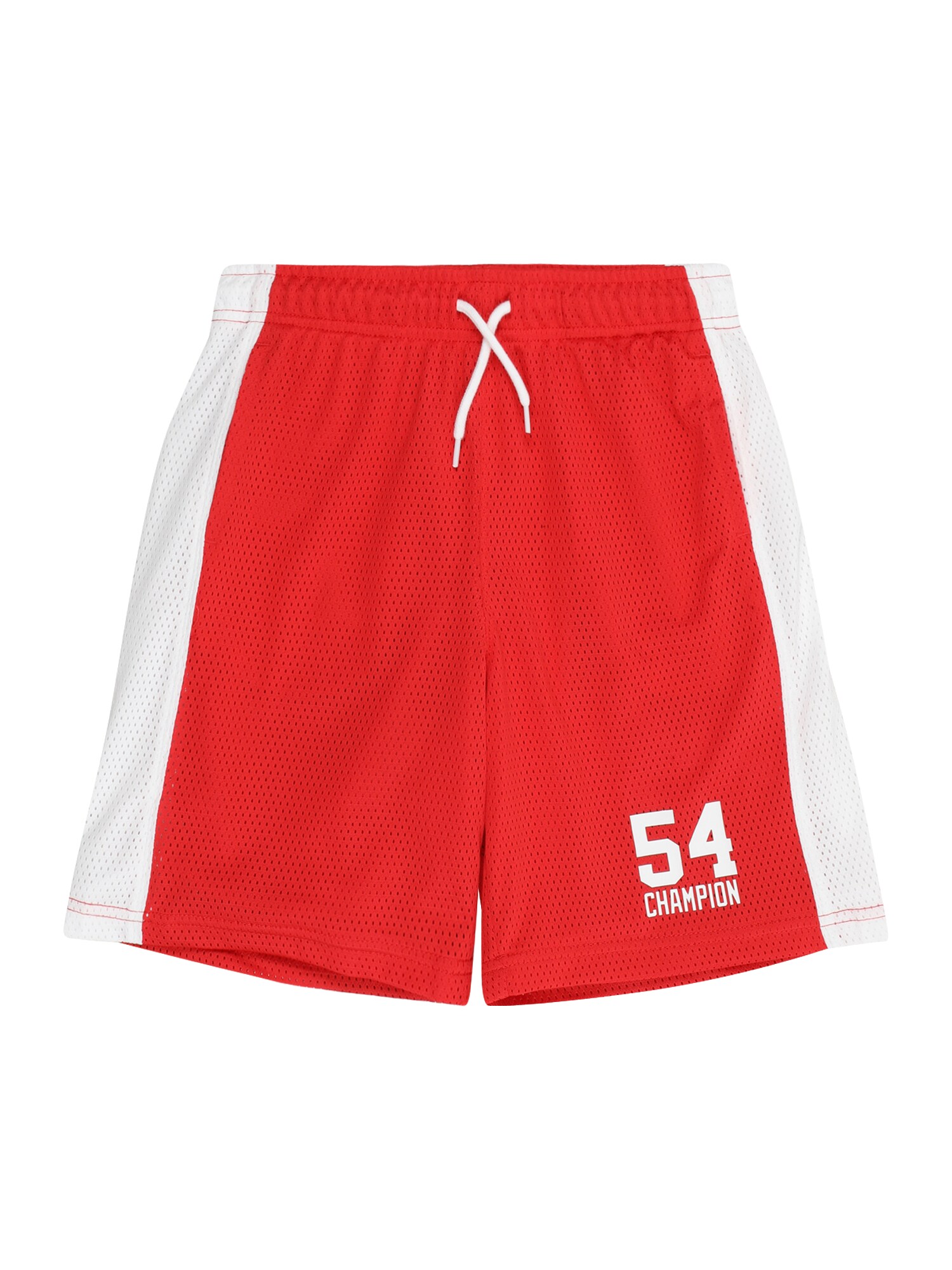 Champion Authentic Athletic Apparel Pantaloni  roșu intens / alb