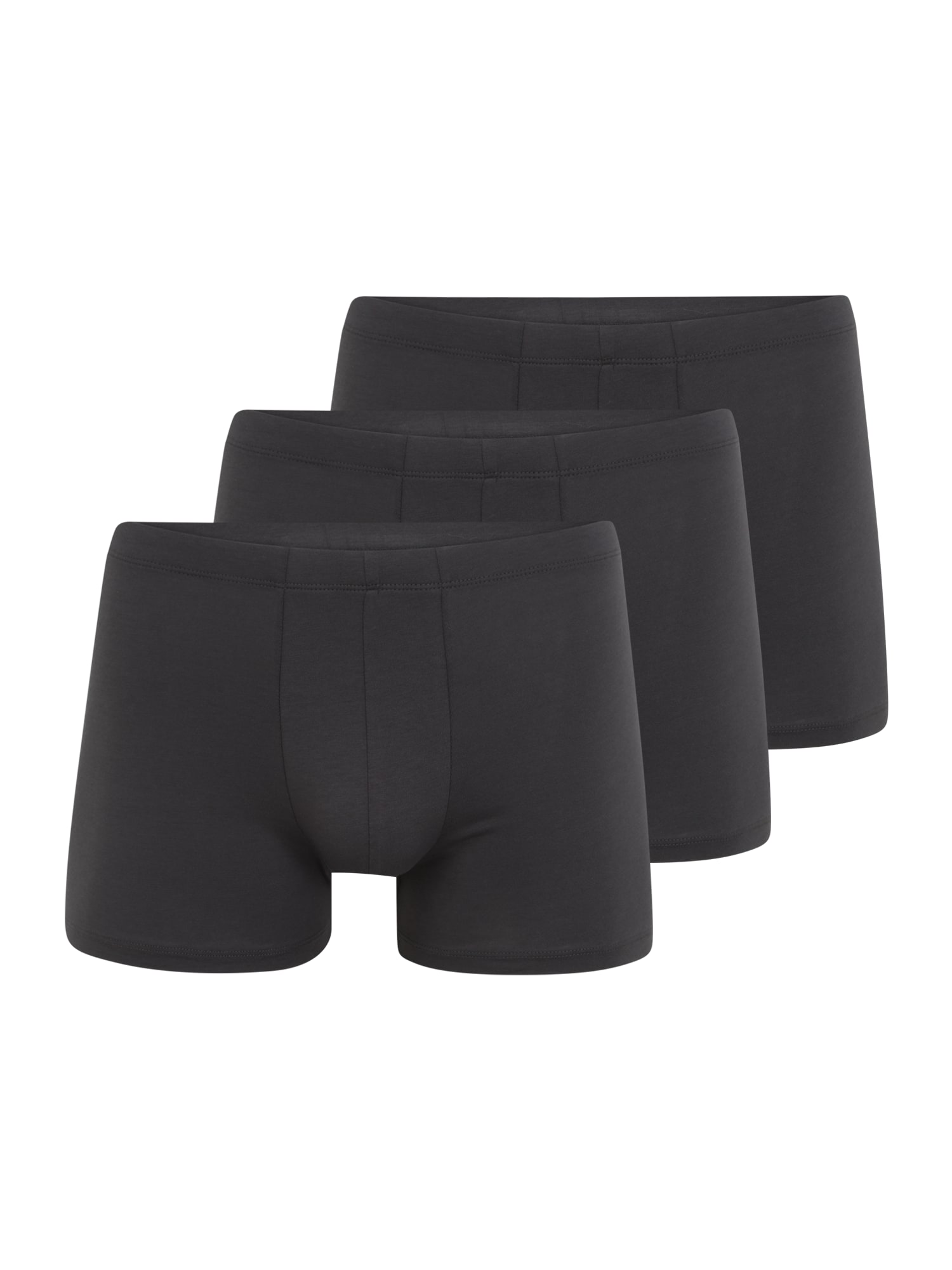 uncover by SCHIESSER Boxer trumpikės '3-Pack Uncover' tamsiai pilka