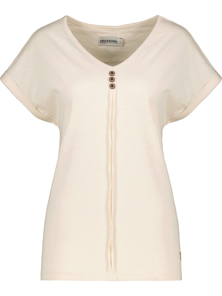 alife & kickin T-Shirt 'AnaisAK' Damen Größe XXL wollweiß