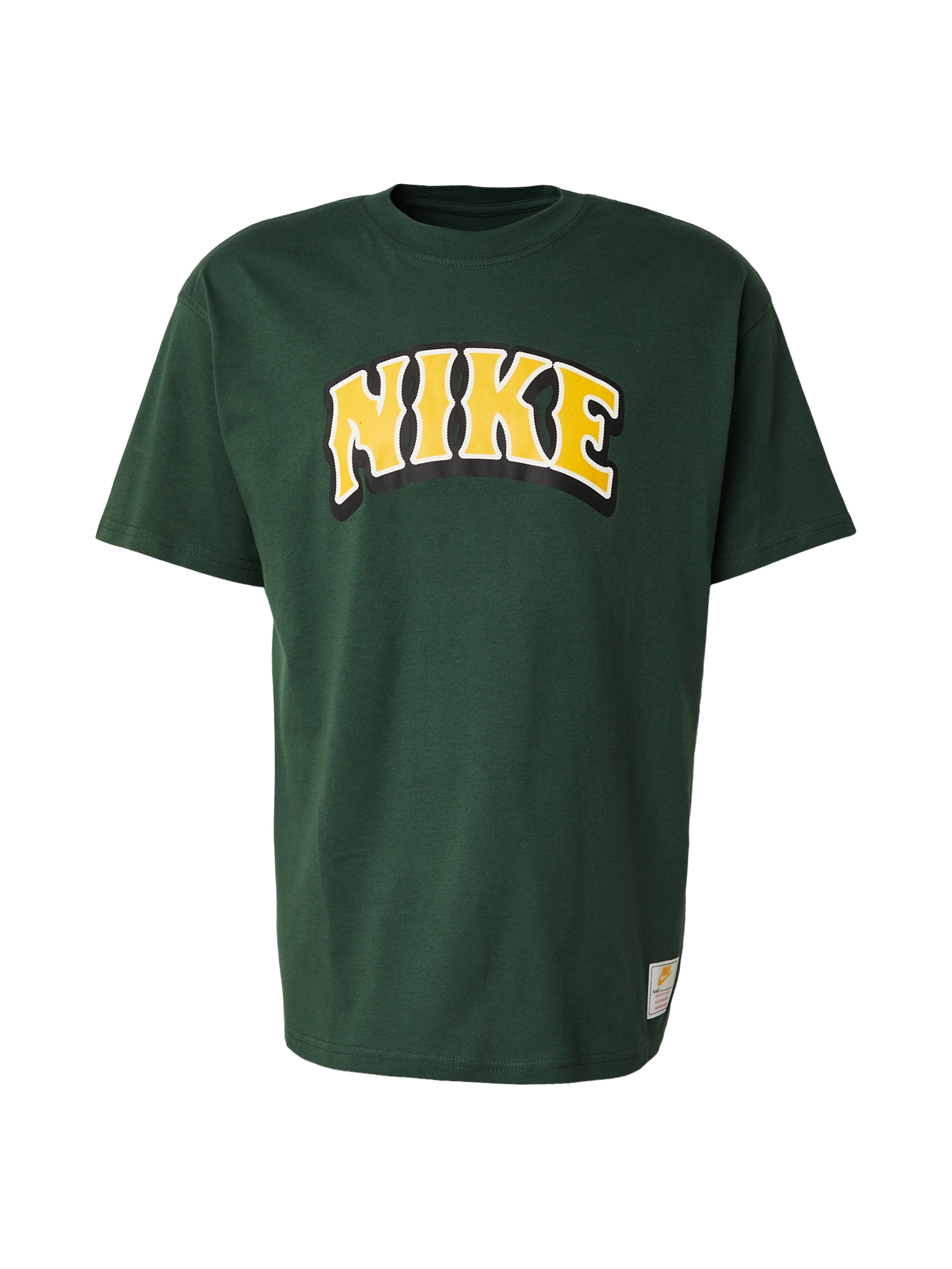 Nike Sportswear Tricou BBALL DUNK galben / verde închis / negru / alb
