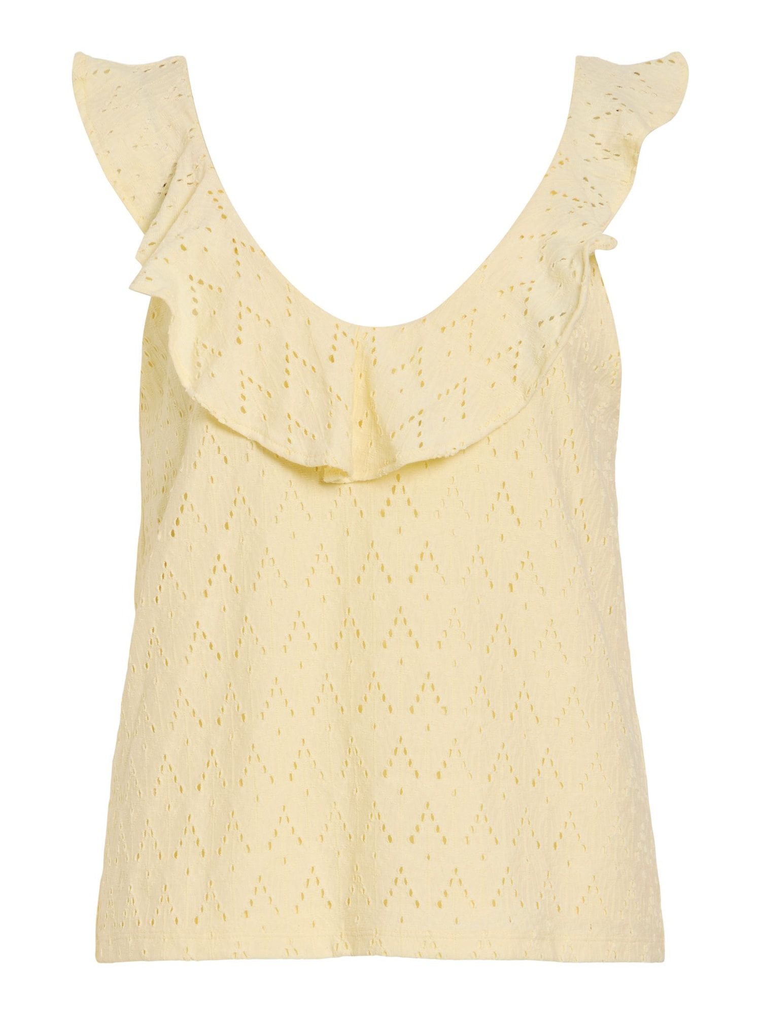 VILA Blusa 'VIAmalina'  amarillo pastel