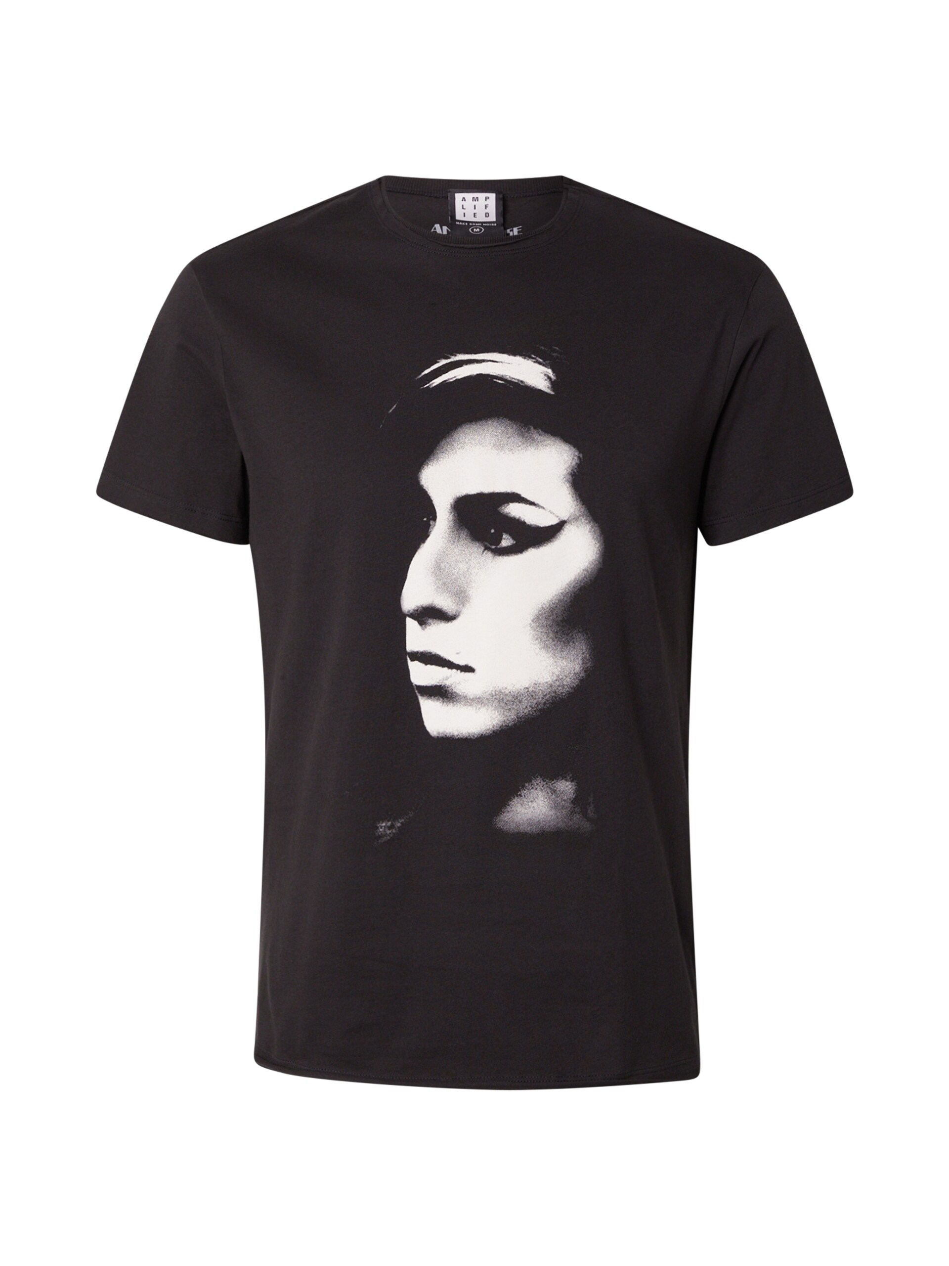 Amplified T-shirt 'AMY WINEHOUSE' grå / svart dam