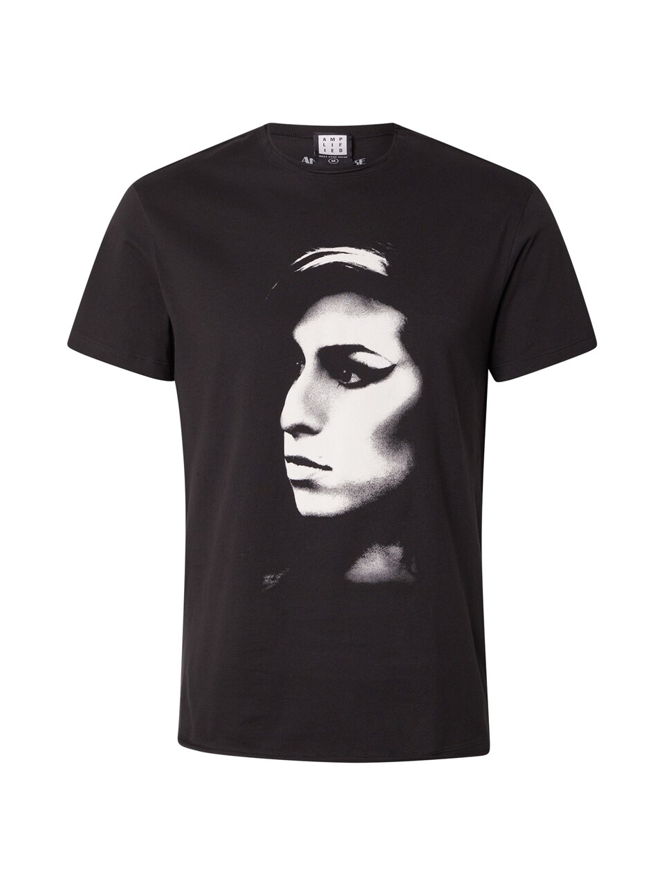 T-shirt 'AMY WINEHOUSE' grå / svart