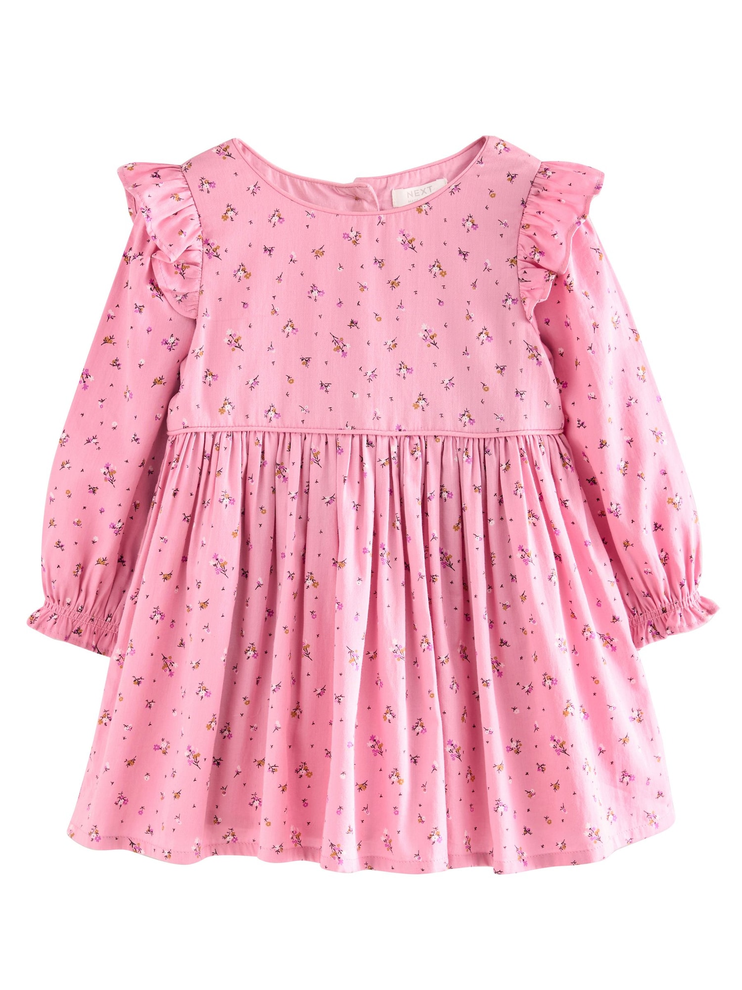 Next Rochie  crem / roz / negru