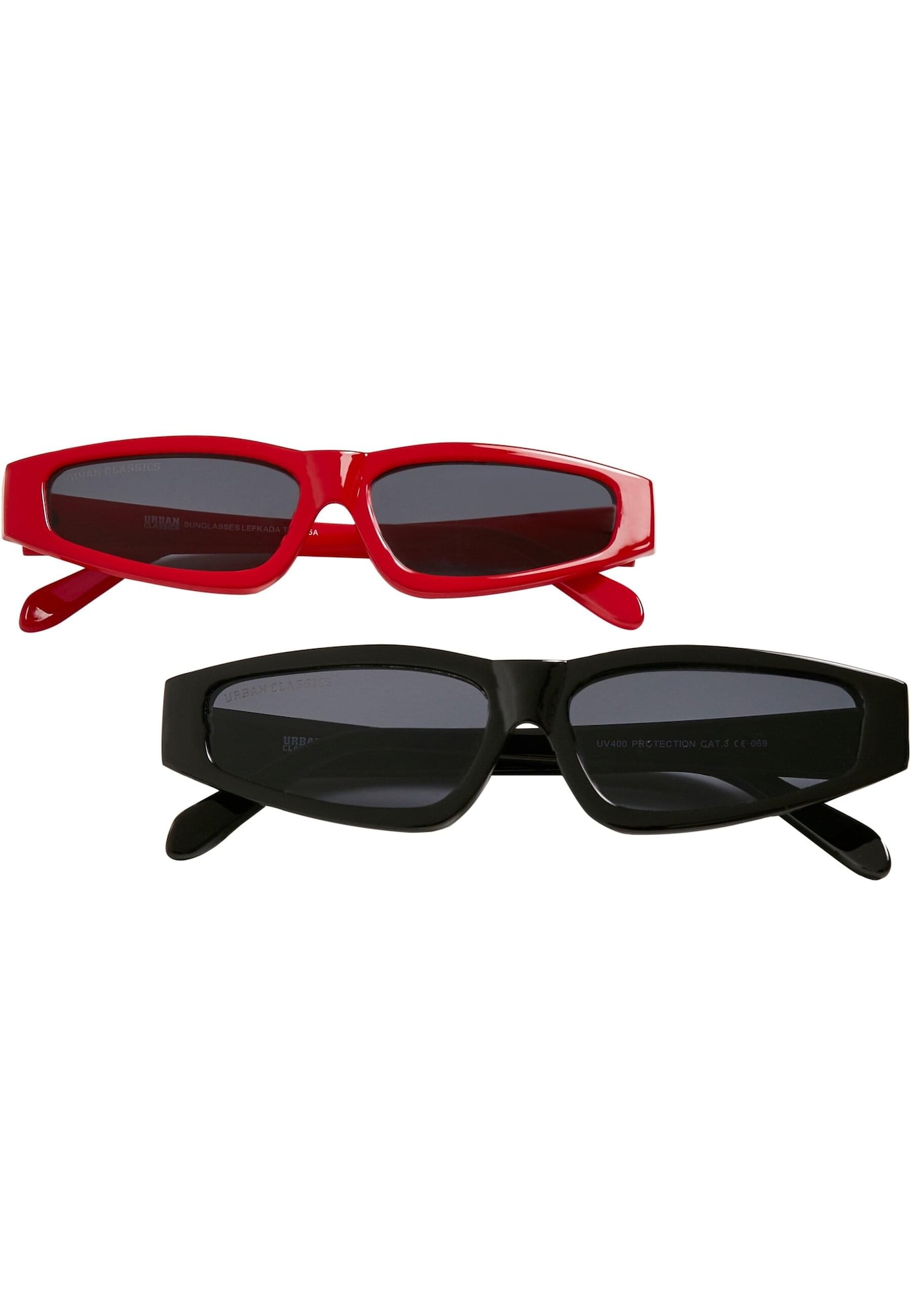 Urban Classics Ochelari de soare Lefkada  roșu / negru