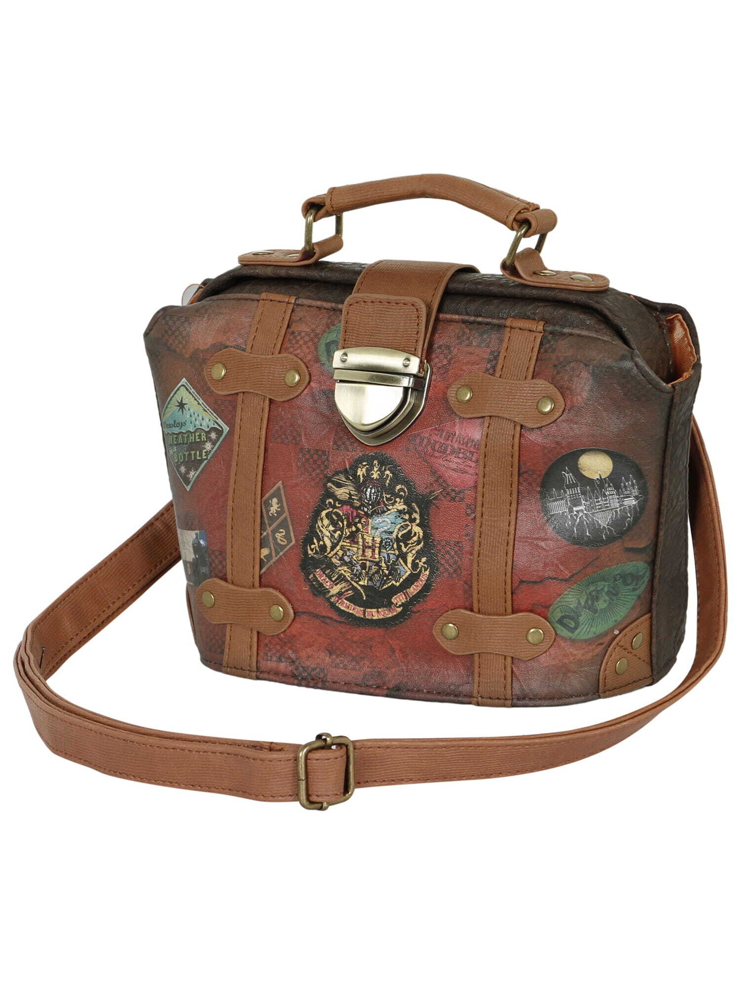 Warner Bros. Schoudertas 'Hogwarts' Bruin / Gemengde Kleuren