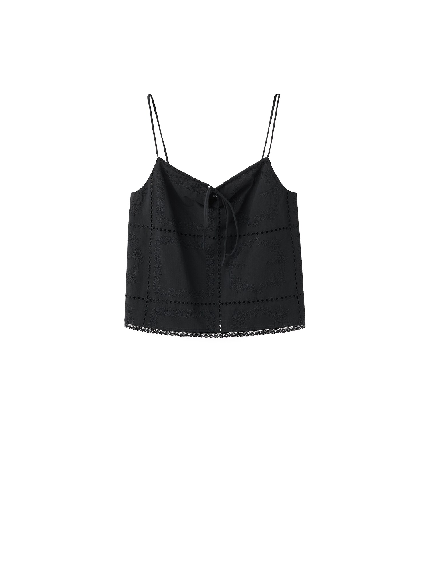 MANGO Top 'SHOLA'  čierna