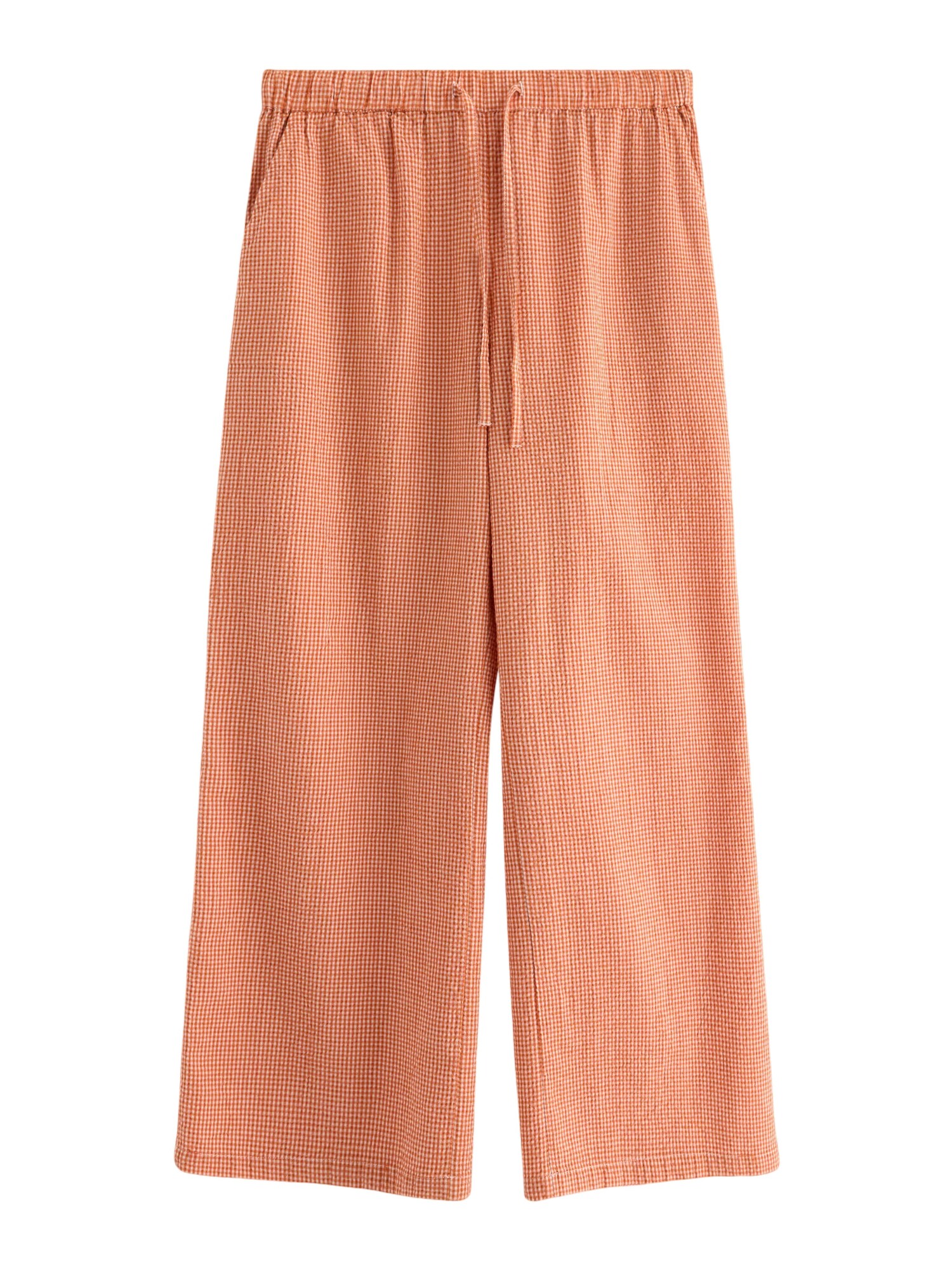 Lindex Pantaloni de pijama  portocaliu închis / alb