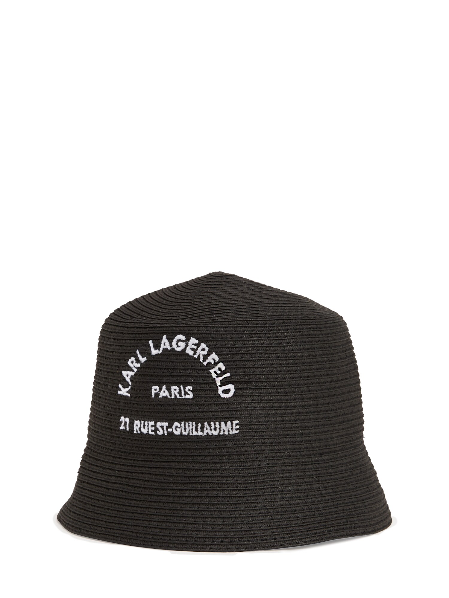 Karl Lagerfeld Klobúk 'Rue St-Guillaume'  čierna / biela