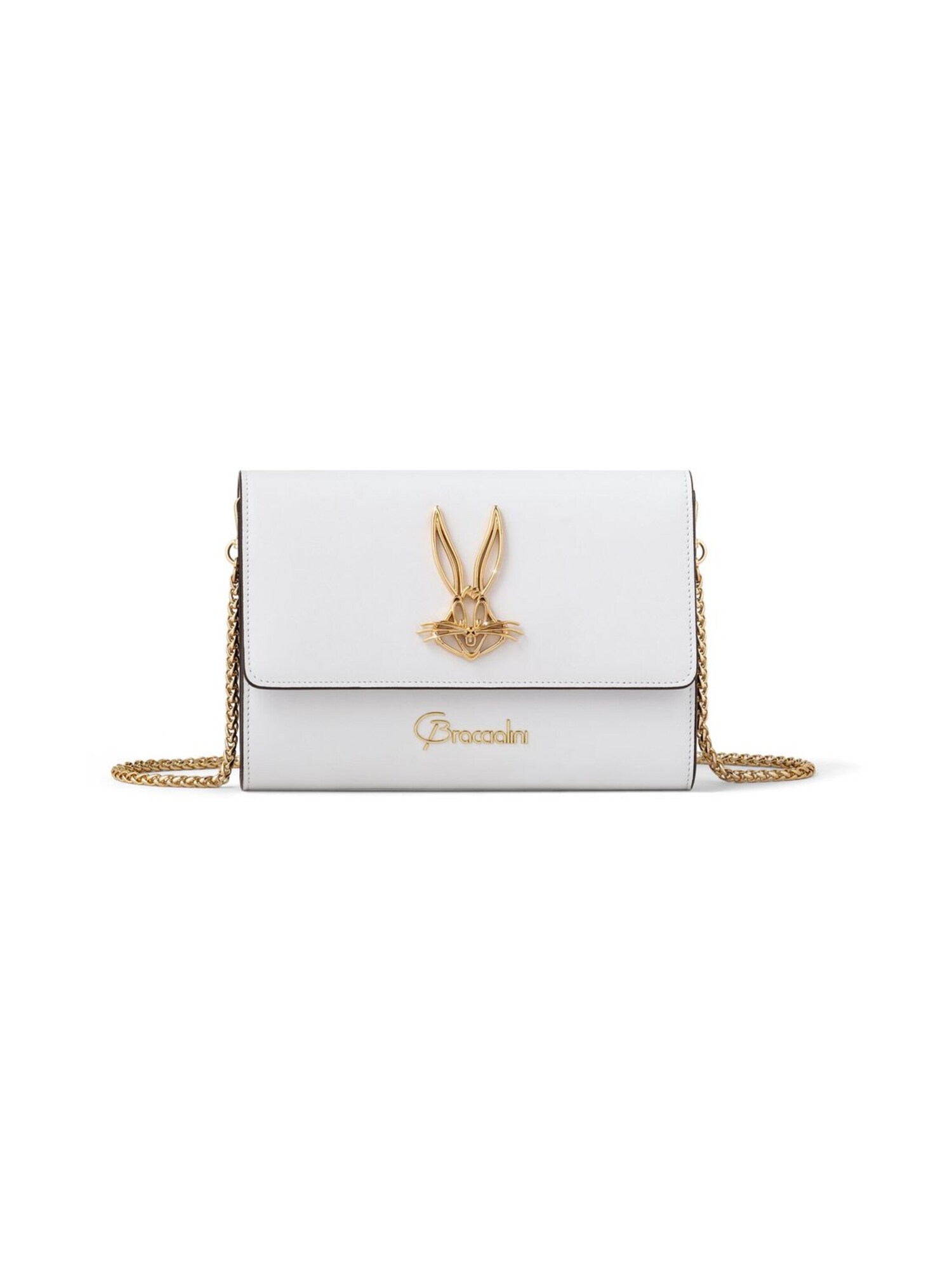 Braccialini Bolso de noche 'Lady Bugs Bunny'  blanco