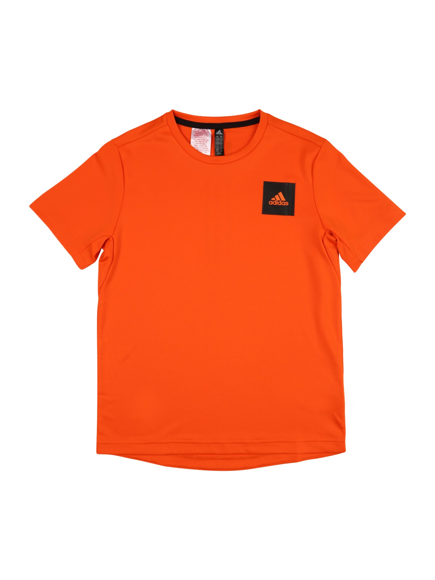 ADIDAS PERFORMANCE Sportiniai marškinėliai  juoda / oranžinė