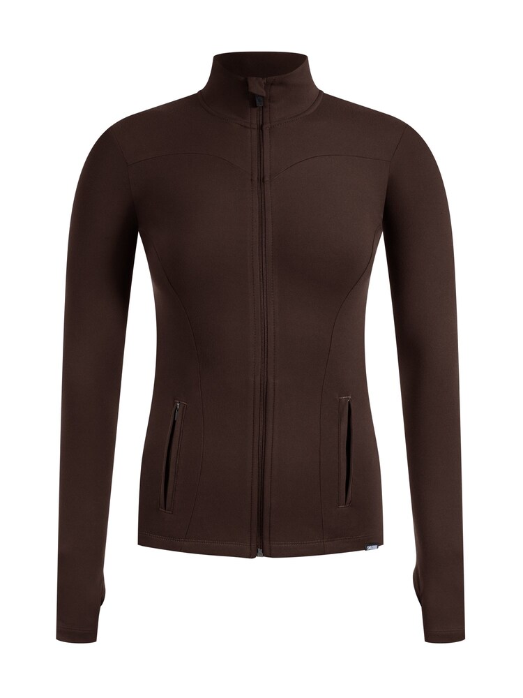 Smilodox Jacke Kenna Functional Sport Damen Größe XL braun