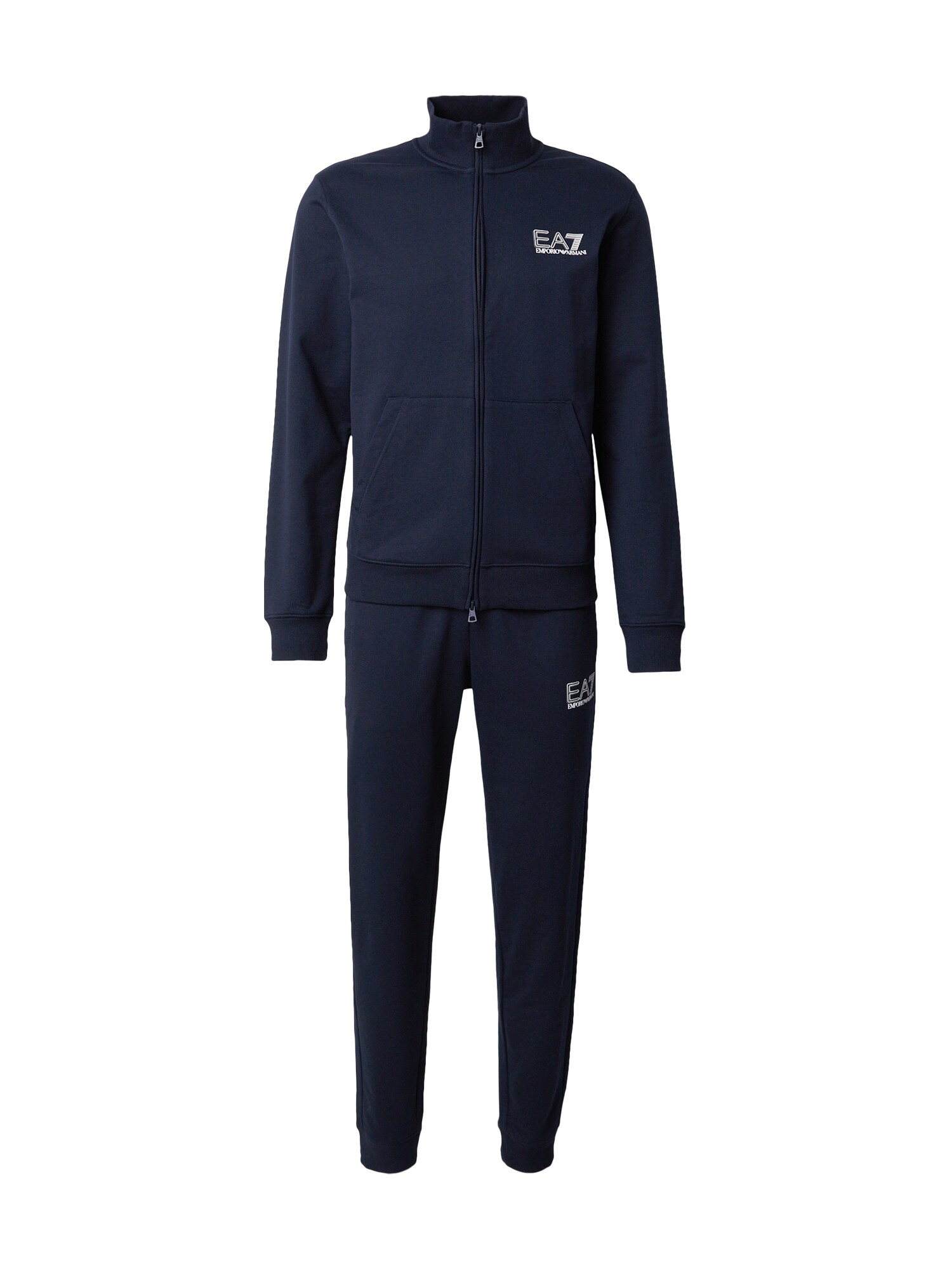 EA7 Emporio Armani Trening  albastru închis / alb