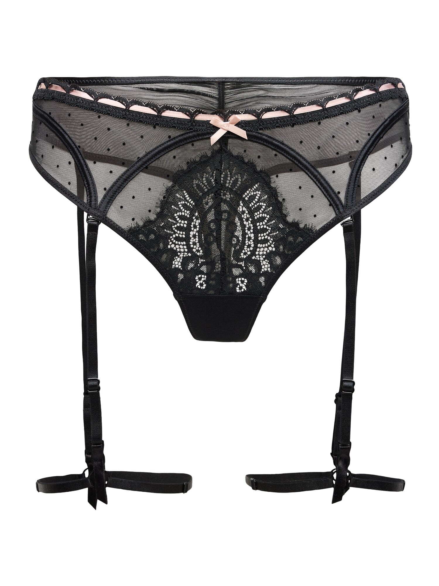 Hunkemöller Tanga Dorothy  negru