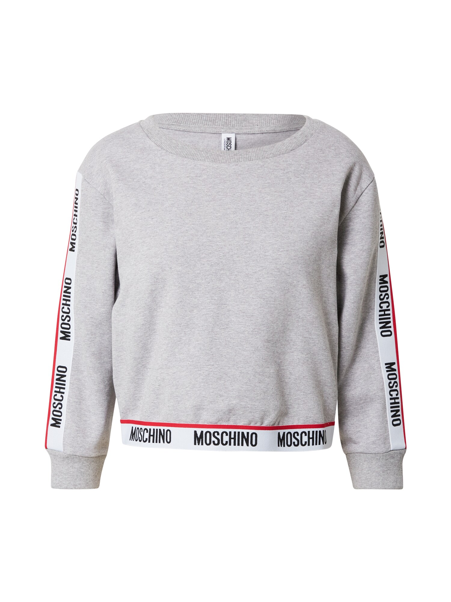 Moschino Underwear Pižaminiai marškinėliai  pilka / juoda / raudona / balta