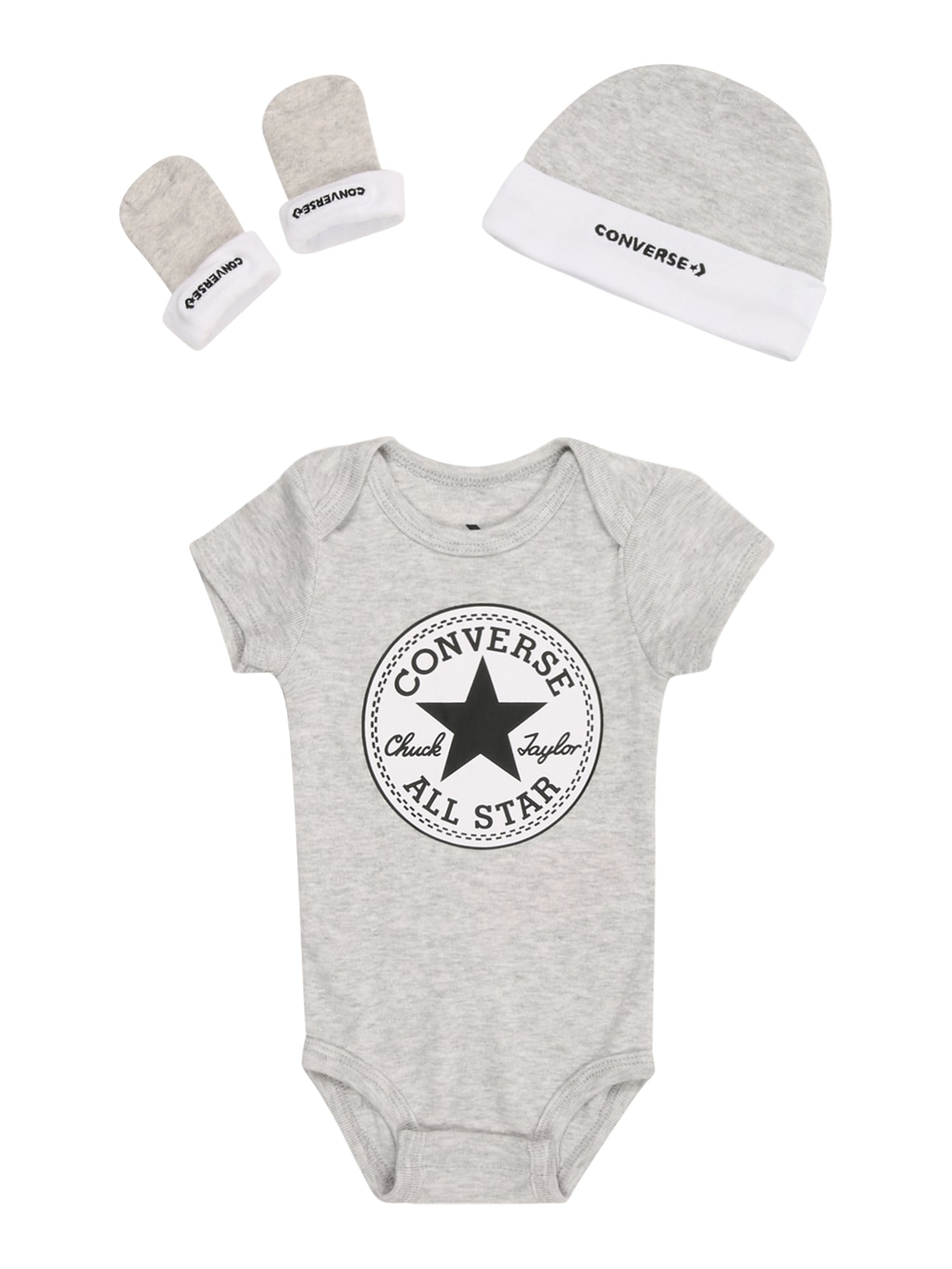 CONVERSE Set CLASSIC  gri deschis / negru / alb