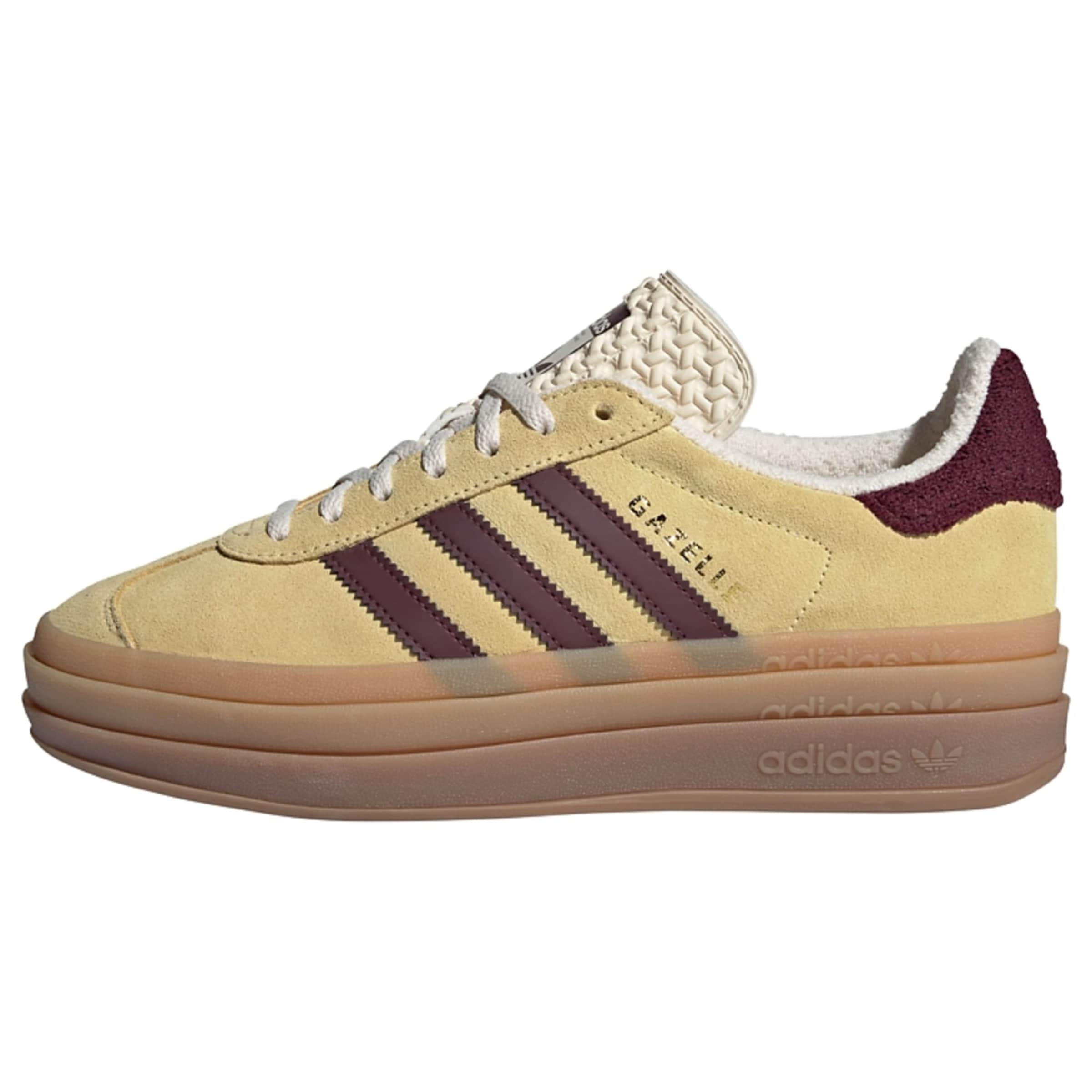 ADIDAS ORIGINALS Niske tenisice 'Gazelle'  pastelno žuta / patlidžan