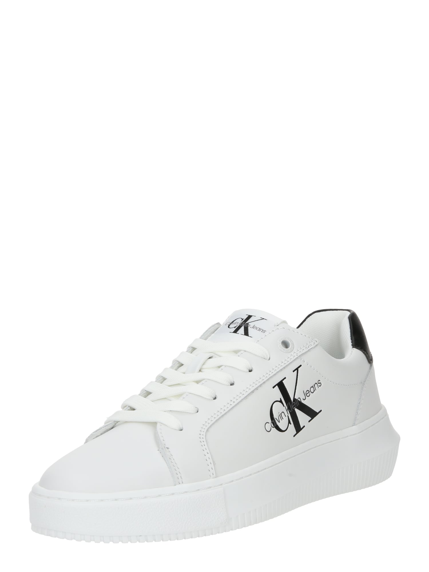 Calvin Klein Jeans Sneaker low  gri metalic / negru / alb / alb murdar